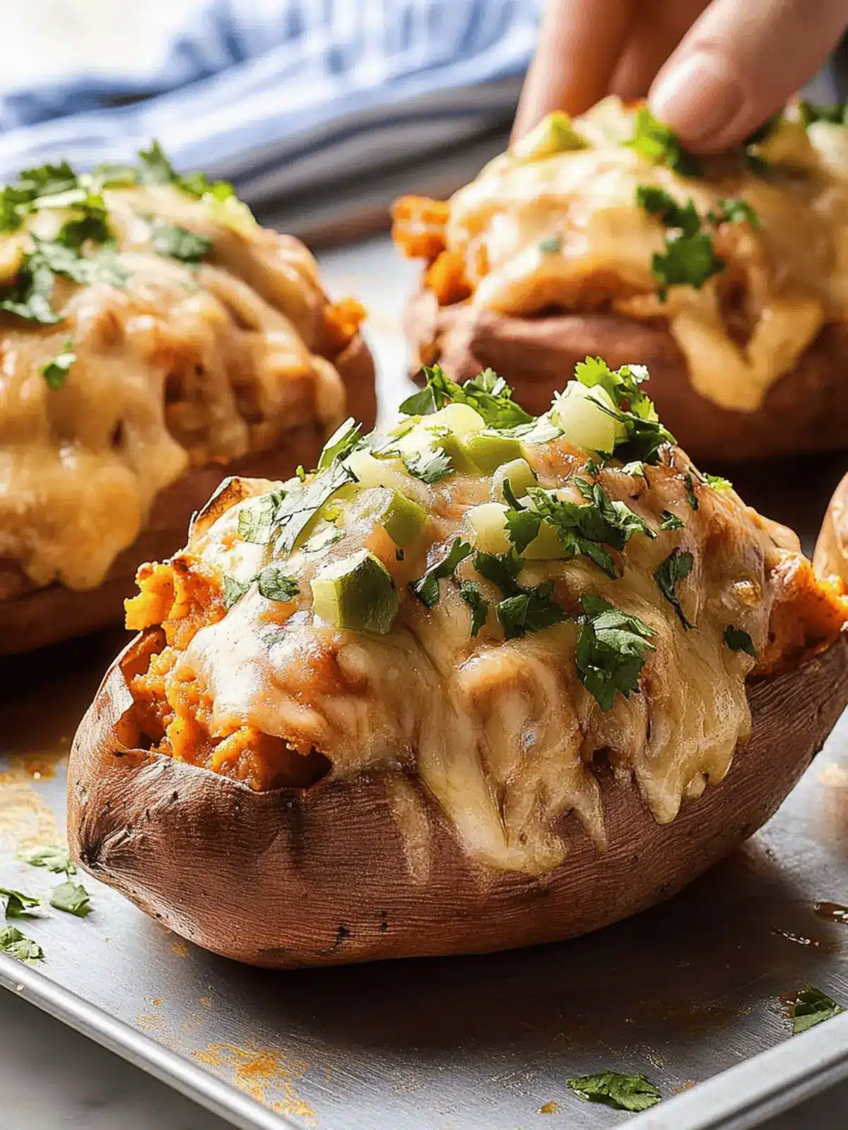Enchilada Stuffed Sweet Potatoes