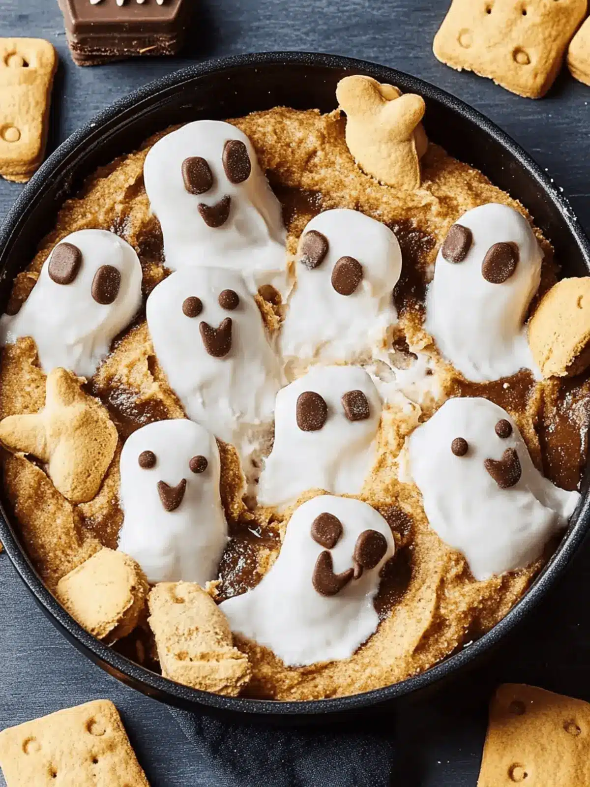 Ghost S'mores Dip