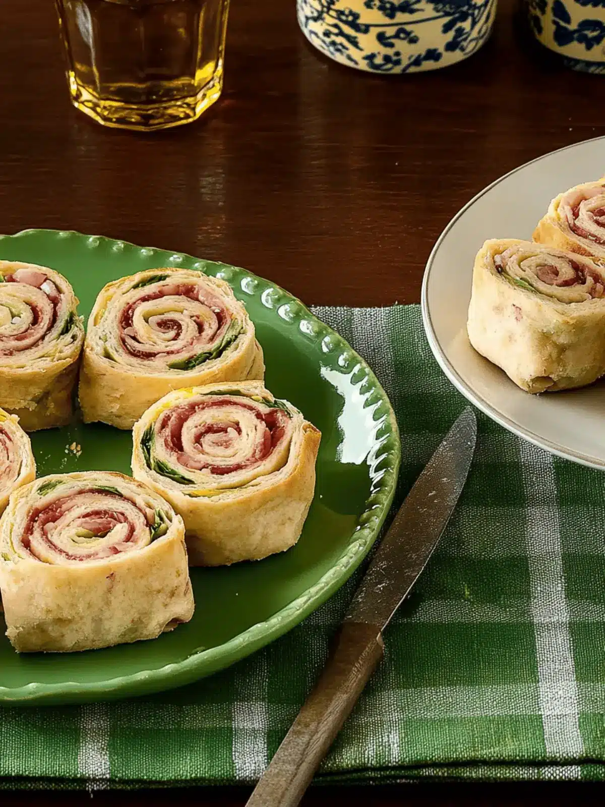 Muffuletta Pinwheels