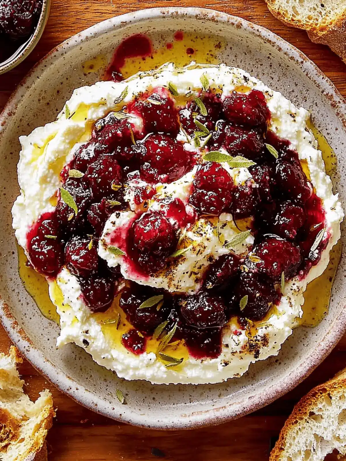 Cranberry Whipped Feta Dip