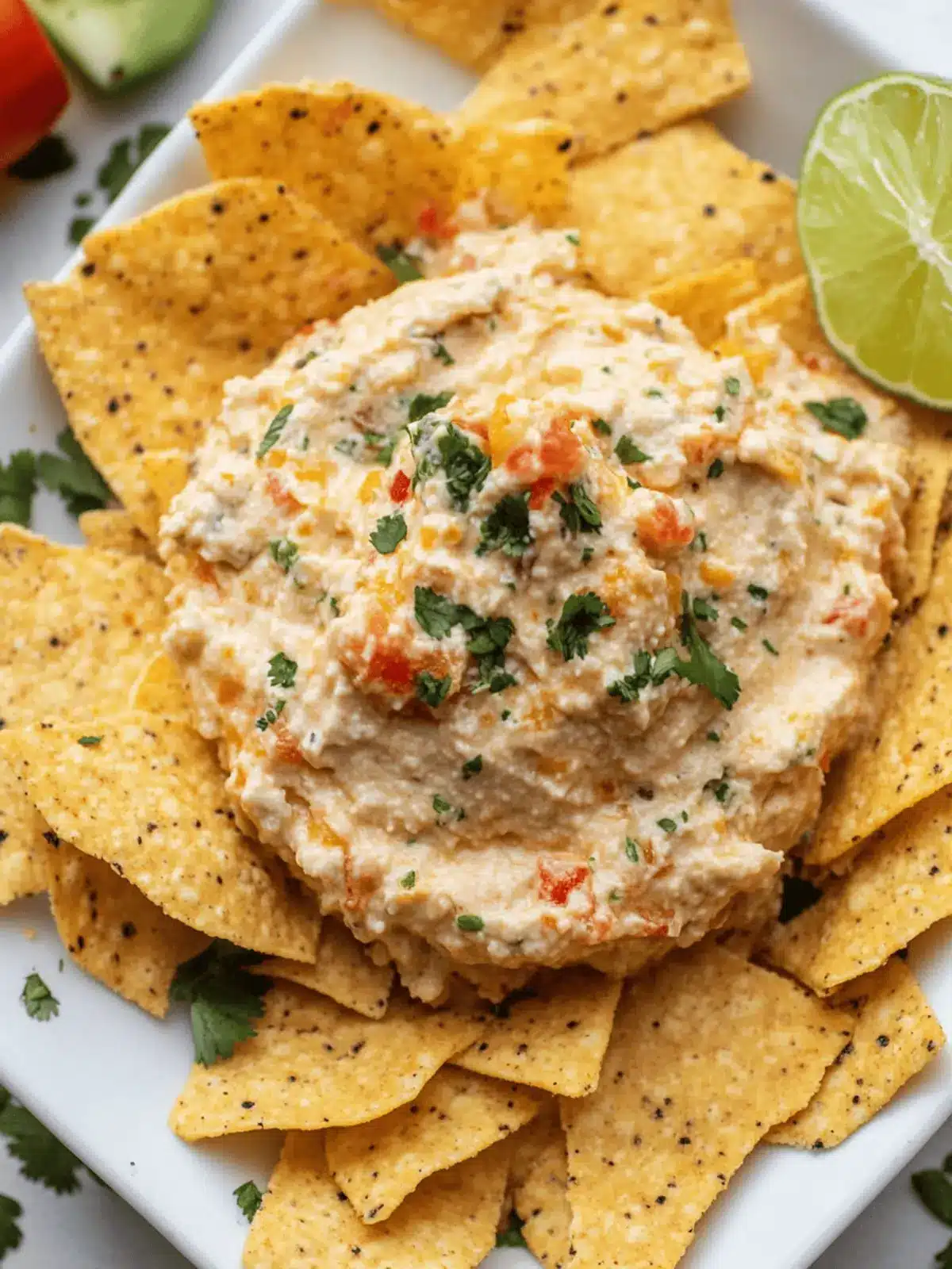 Creamy Chilled Queso Dip