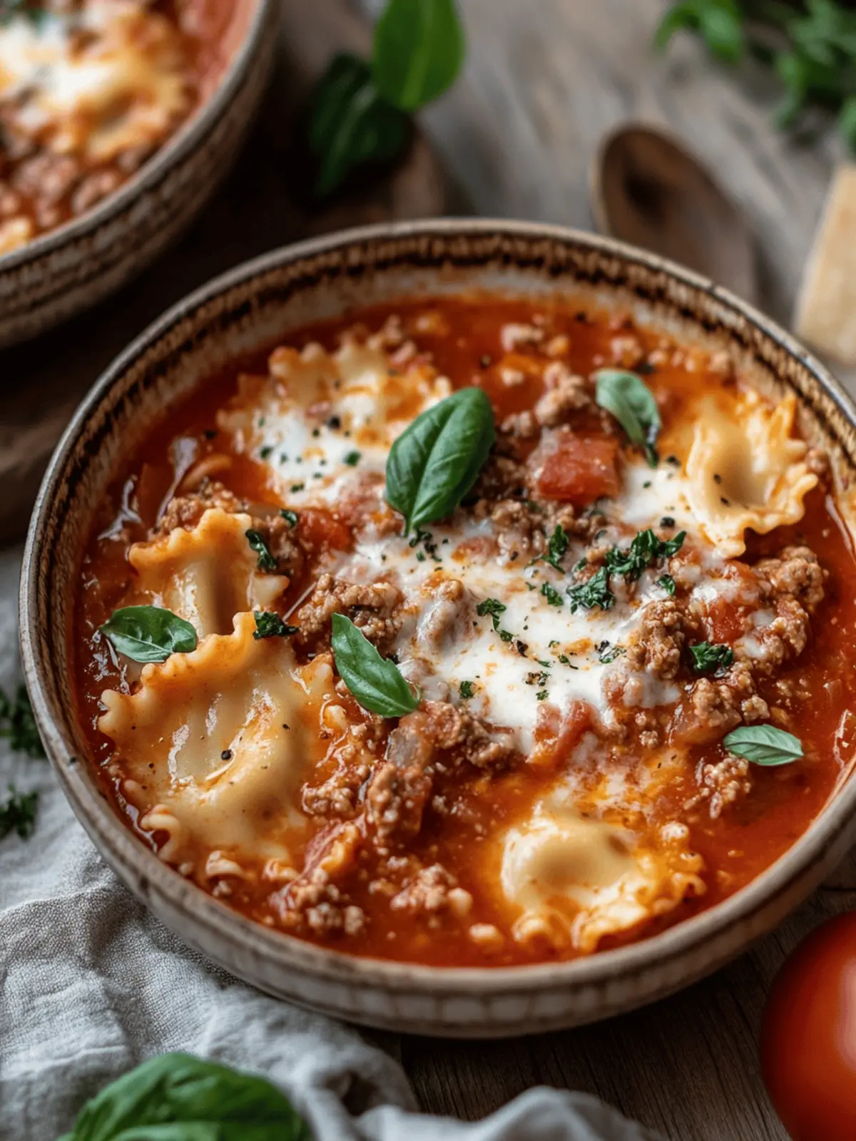 Viral TikTok Lasagna Soup: Cozy Comfort in a Bowl 3 Viral TikTok Lasagna Soup
