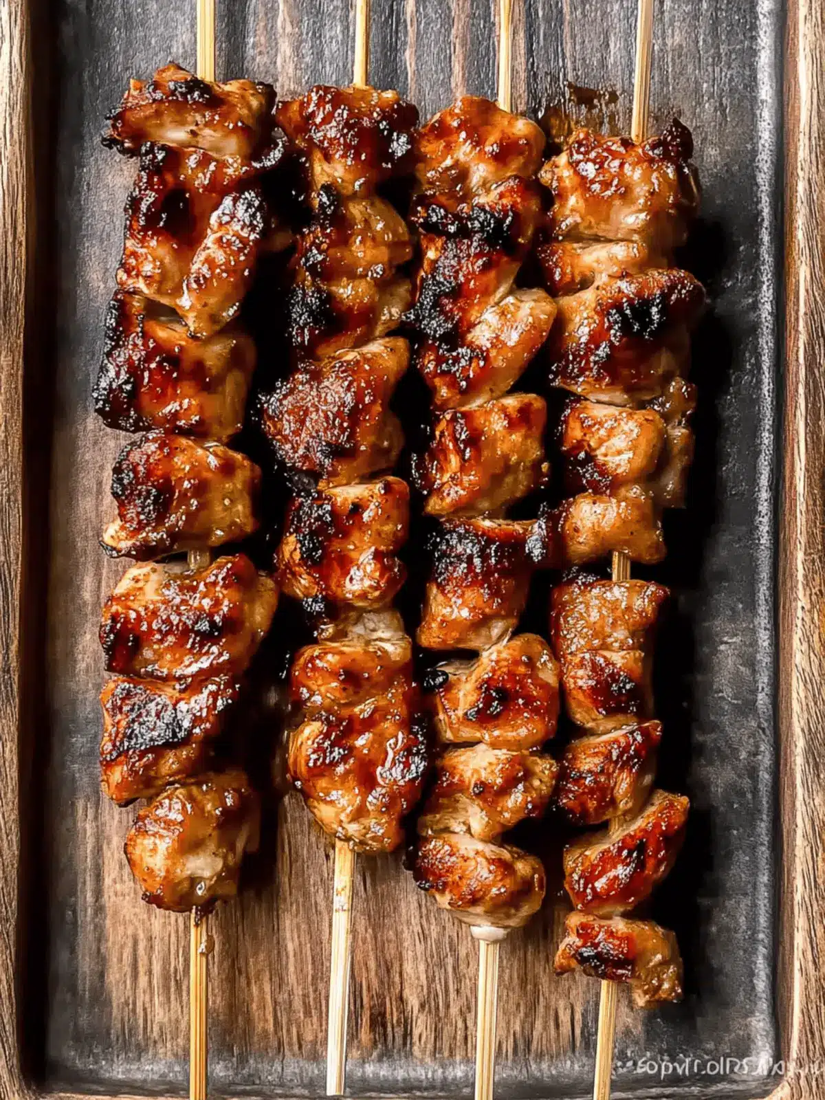 Grilled Thai Coconut Chicken Skewers