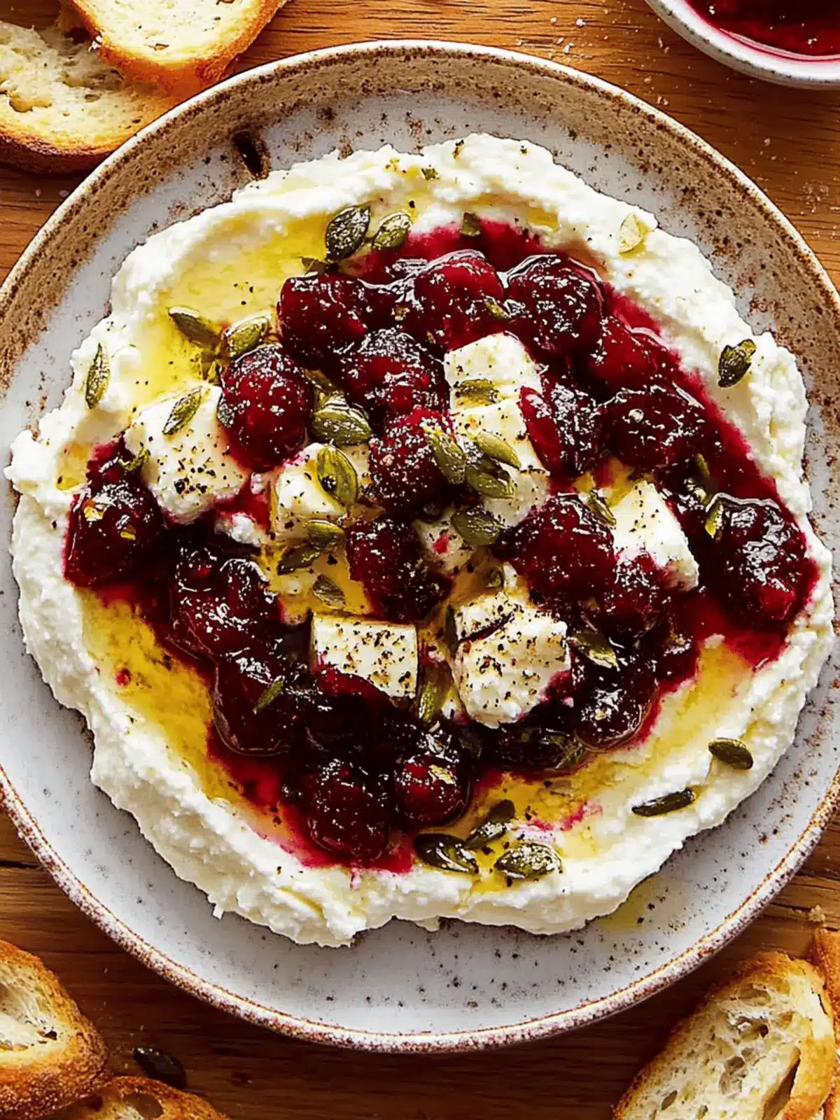 Cranberry Whipped Feta Dip: Effortless Holiday Entertaining 3 Cranberry Whipped Feta Dip