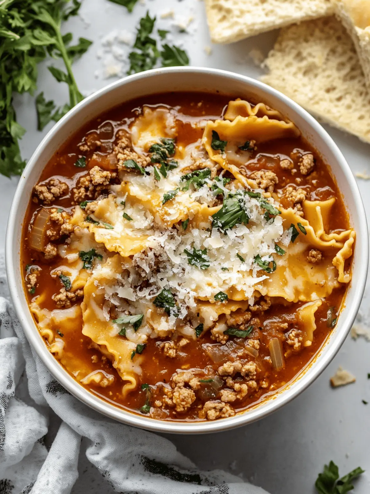 Viral TikTok Lasagna Soup: Cozy Comfort in a Bowl 5 Viral TikTok Lasagna Soup