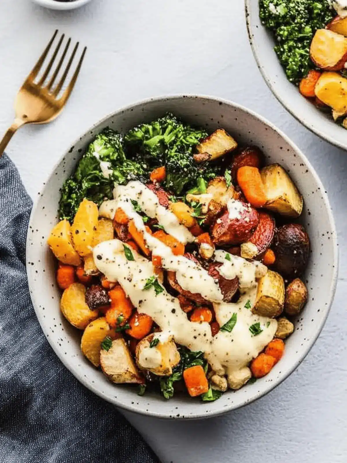 Roasted Root Vegetable Bowls