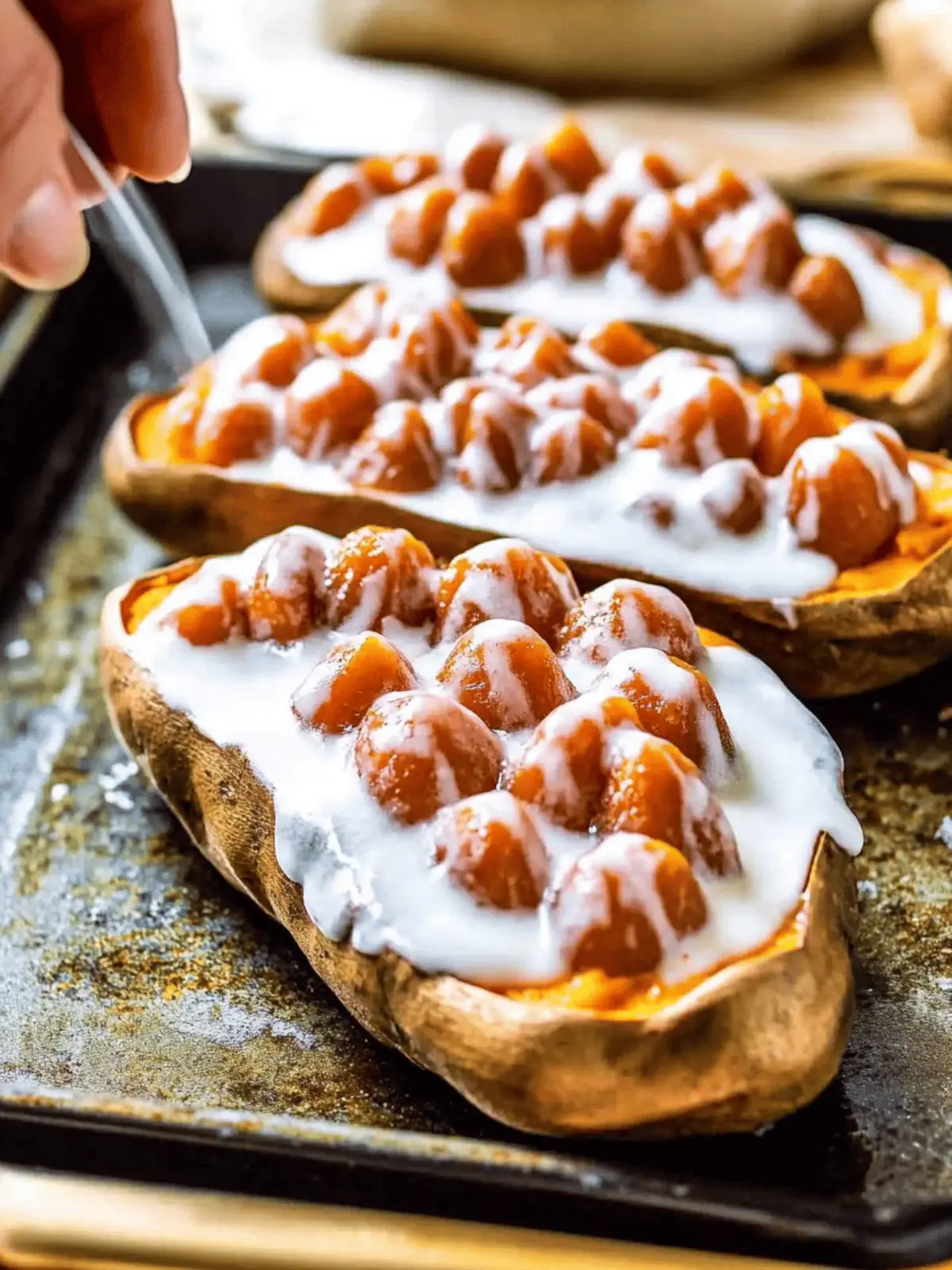 Twice Baked Candied Sweet Potatoes