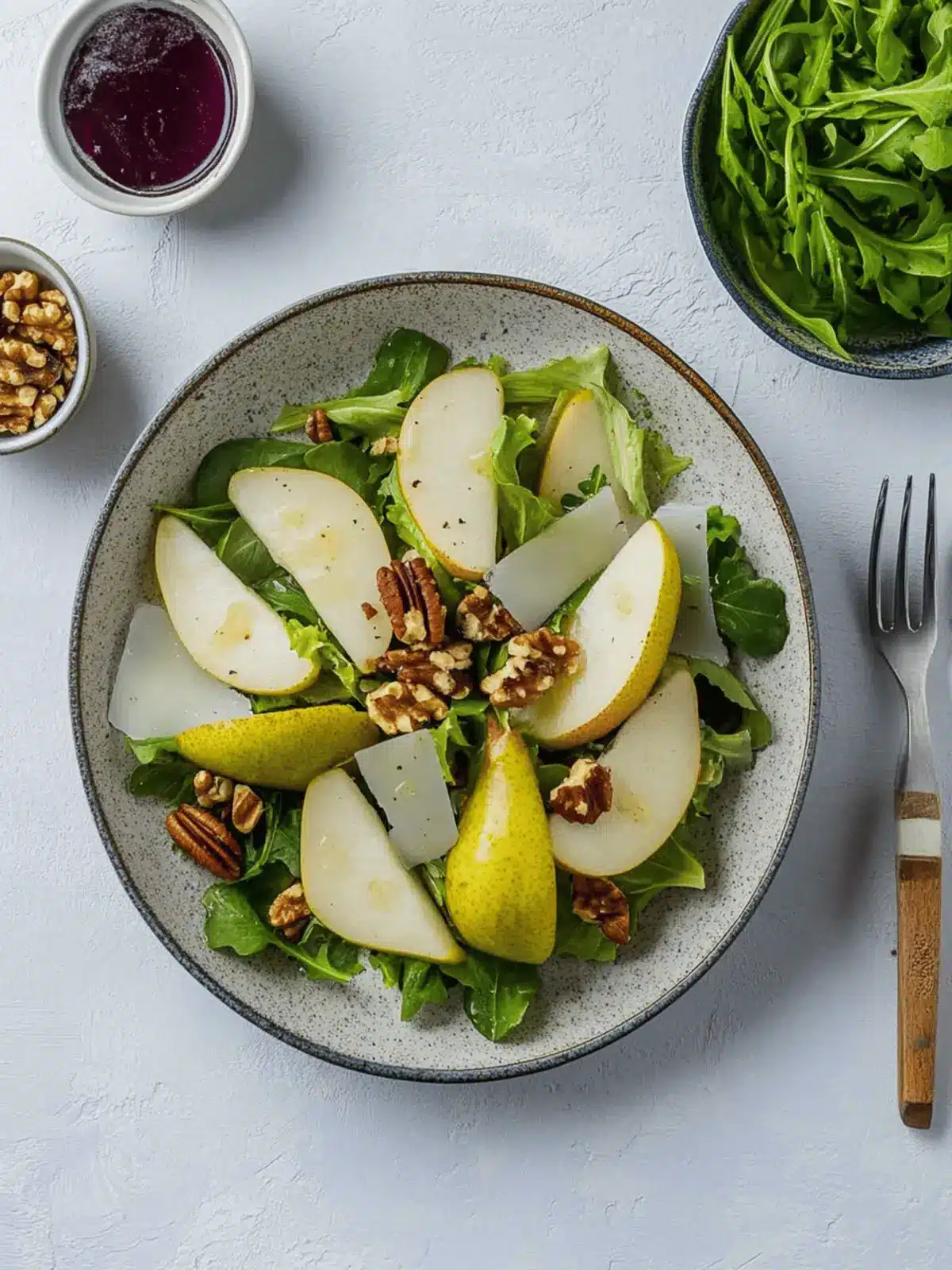 Pear and Walnut Salad