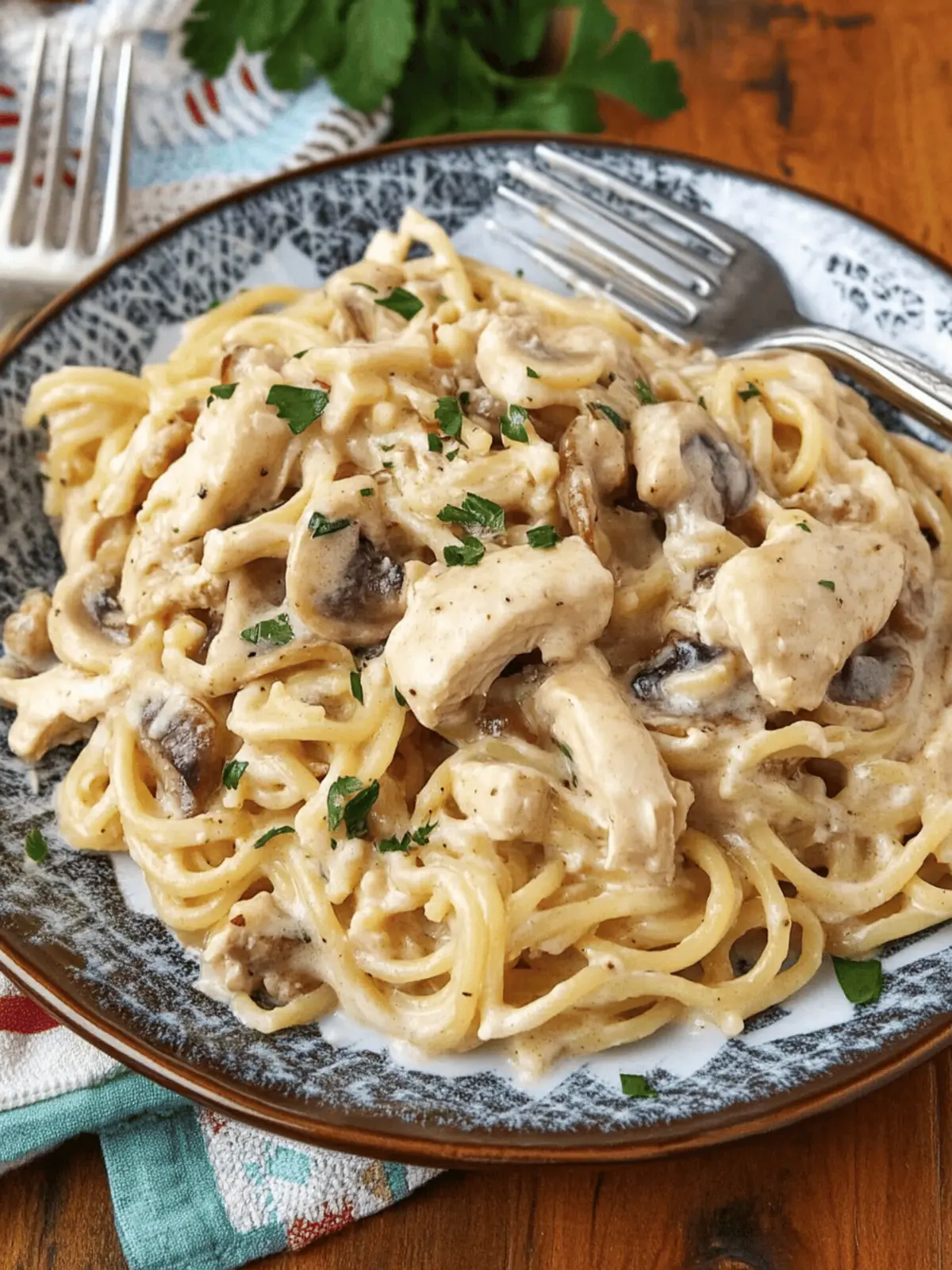 Chicken Tetrazzini