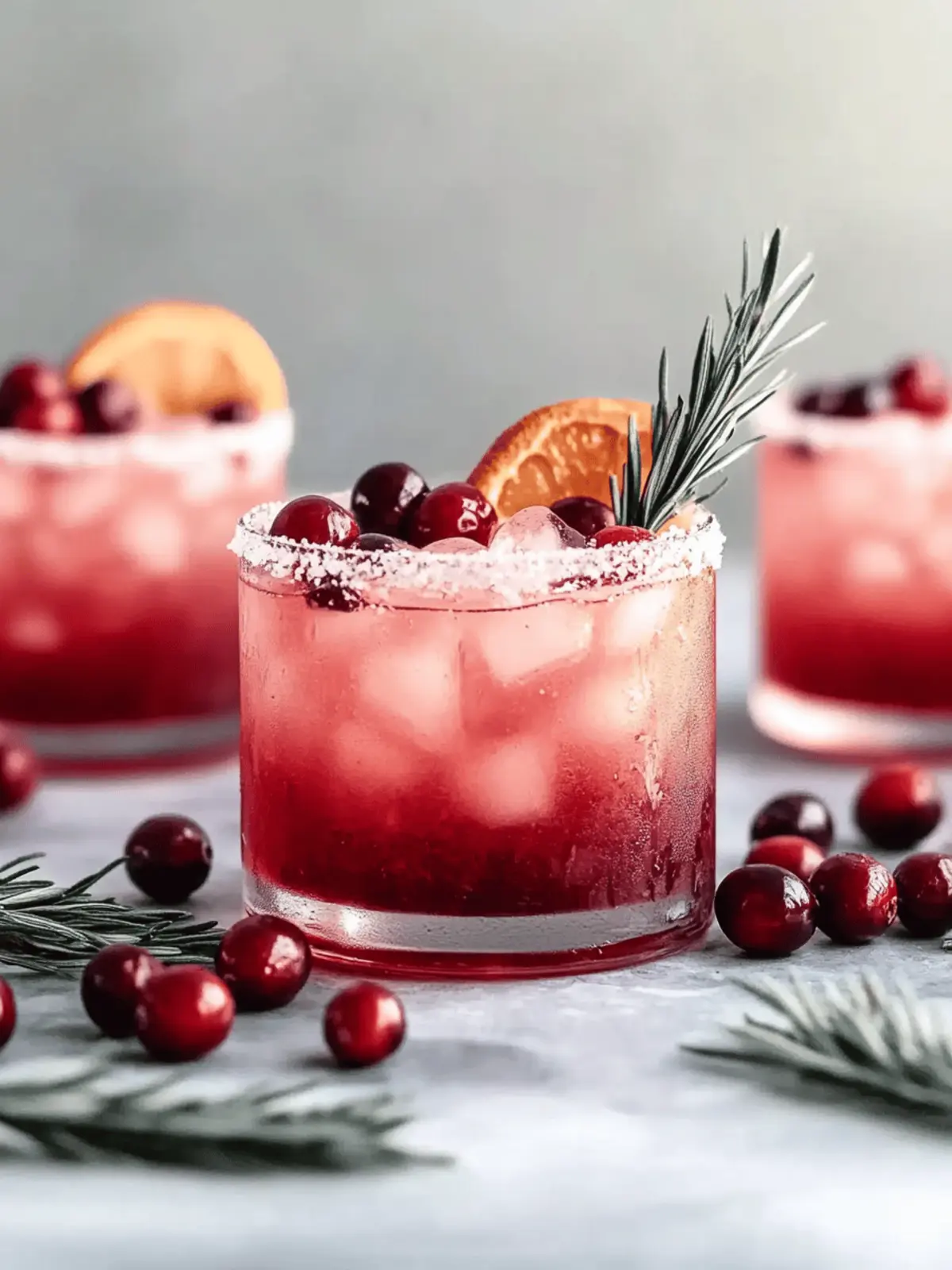 Spiced Cranberry Paloma Cocktail