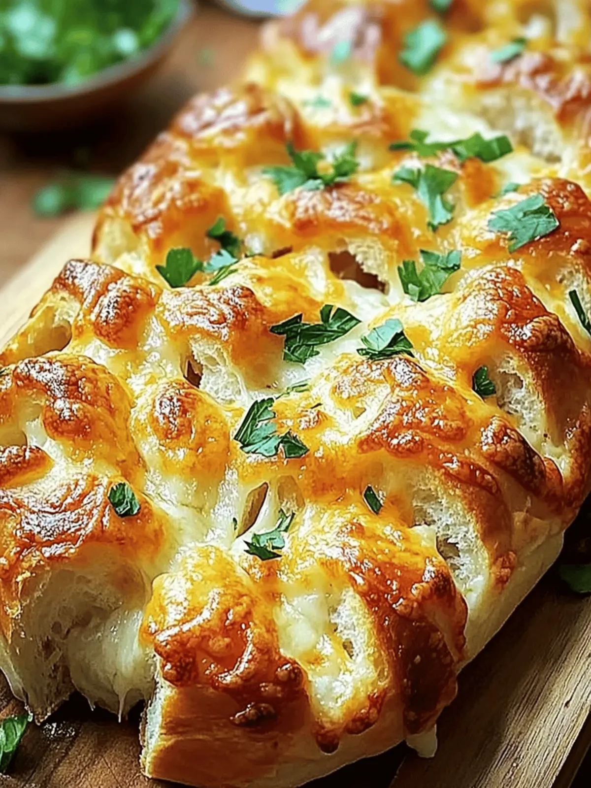 Cheesy Pull-Apart Garlic Bread for Delicious Flavor Bursts 4 Cheesy Pull-Apart Garlic Bread Delightful Flavor Bursts