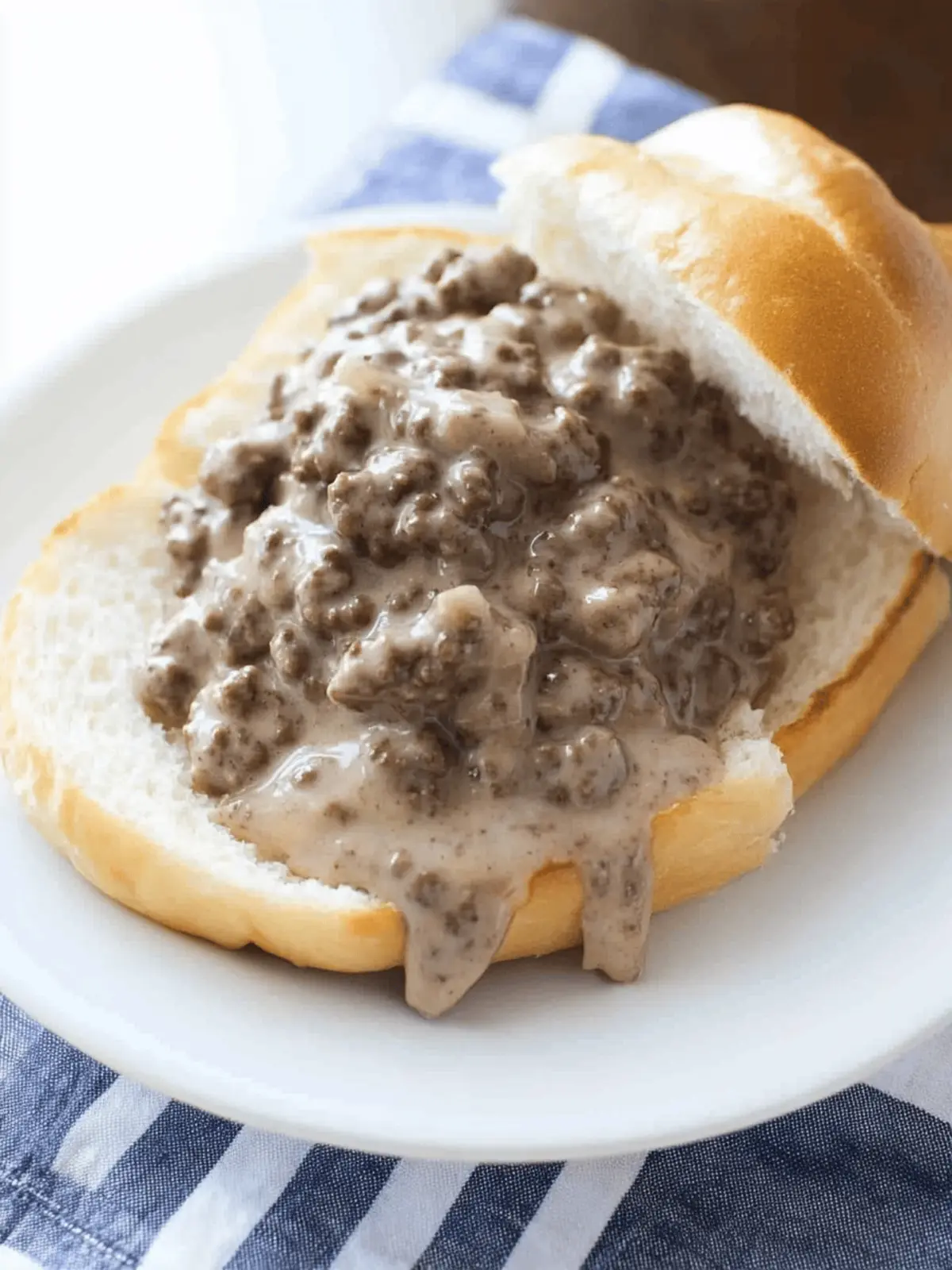 S.O.S. (Creamy Hamburger Gravy)