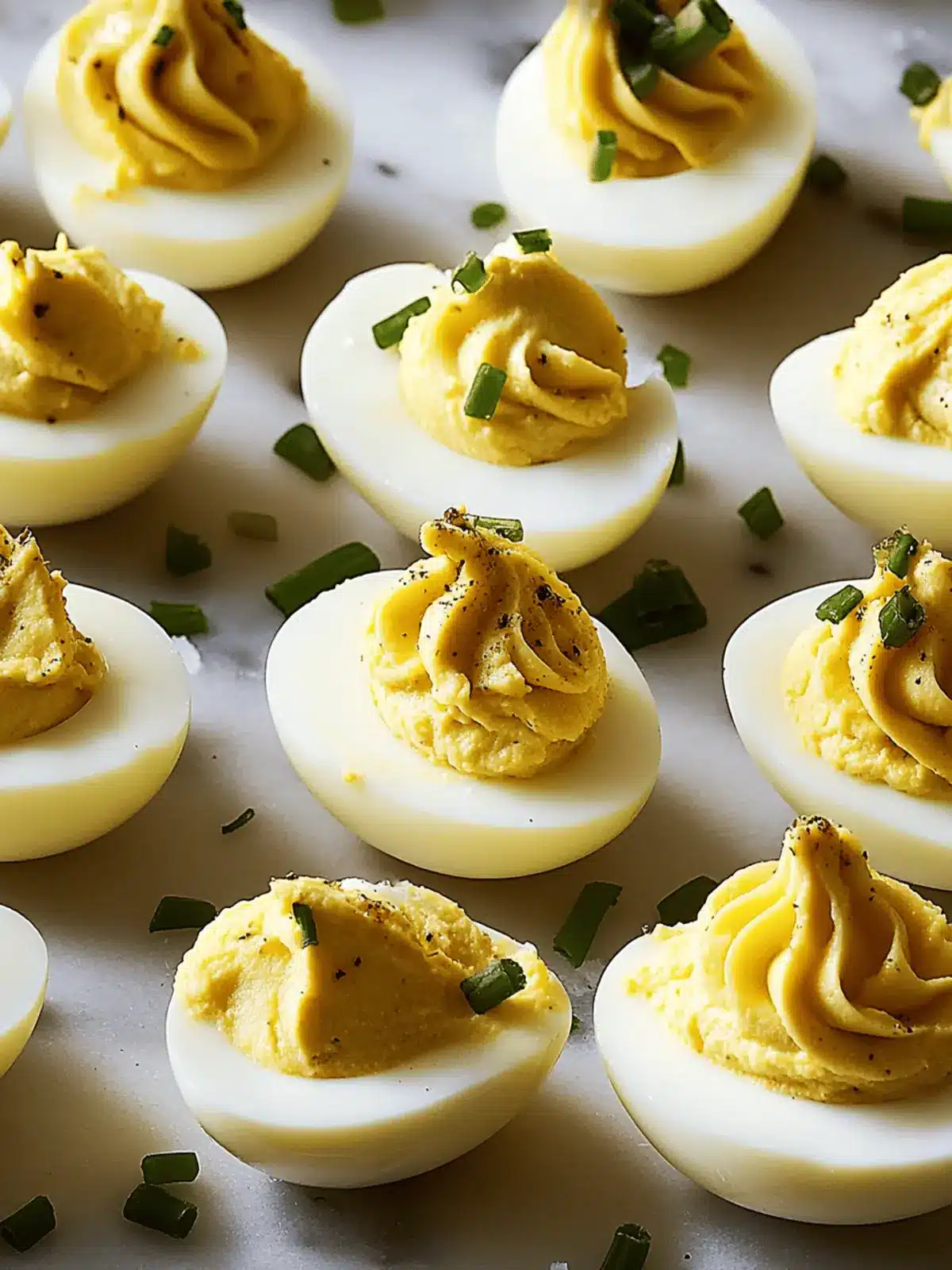 Sour Cream & Onion Deviled Eggs