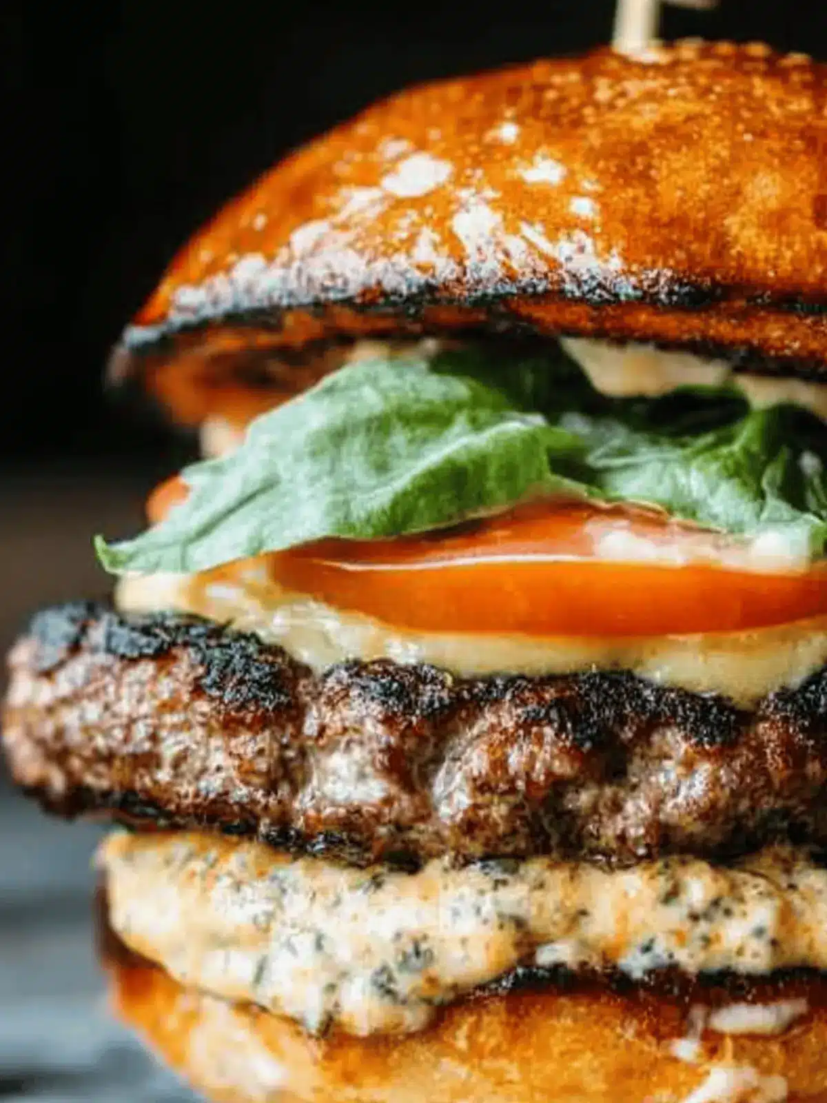 Rapscallion Burger with Pimento Cheese