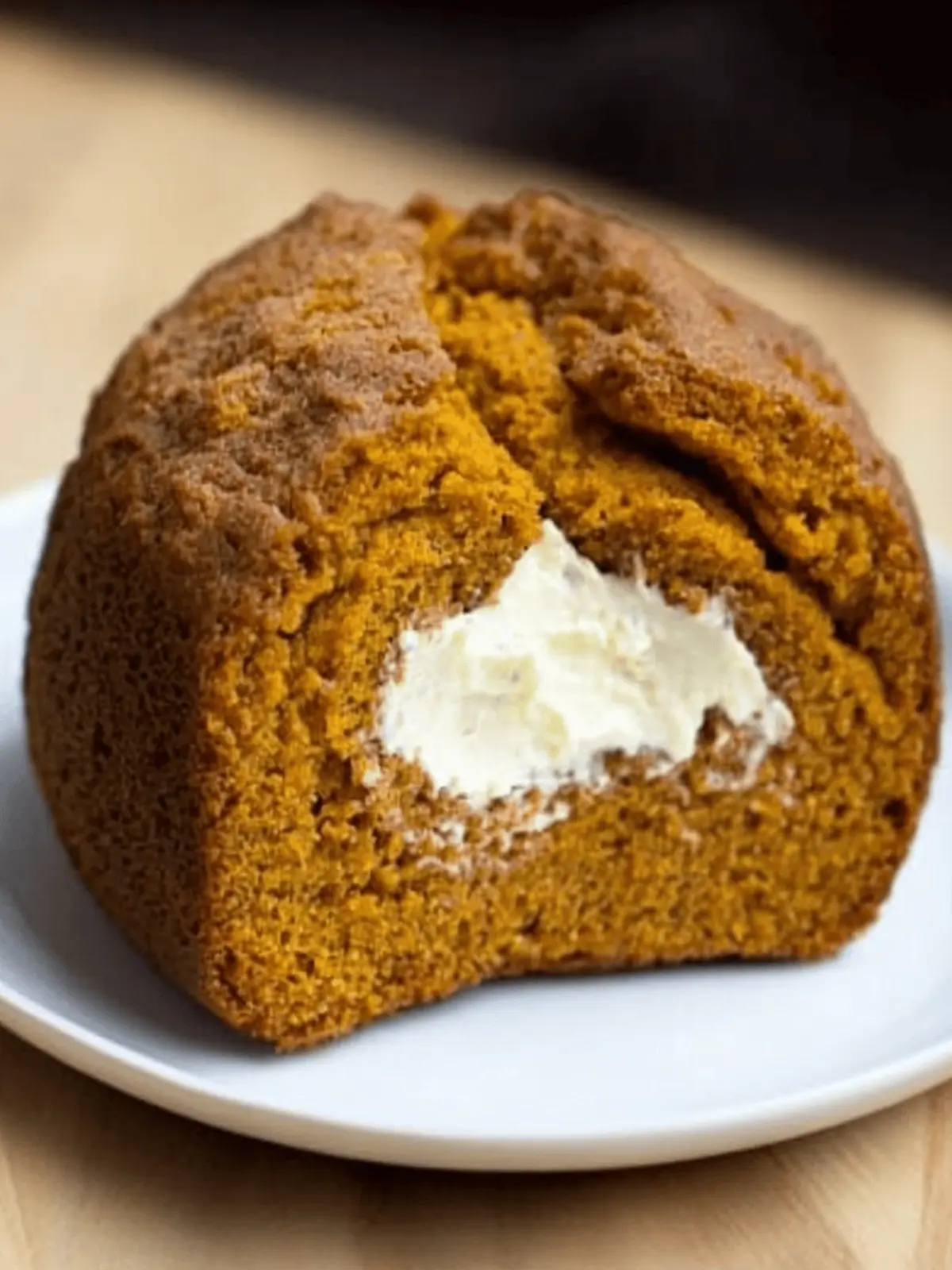 Pumpkin Bread Ring With Maple Cream Cheese Filling