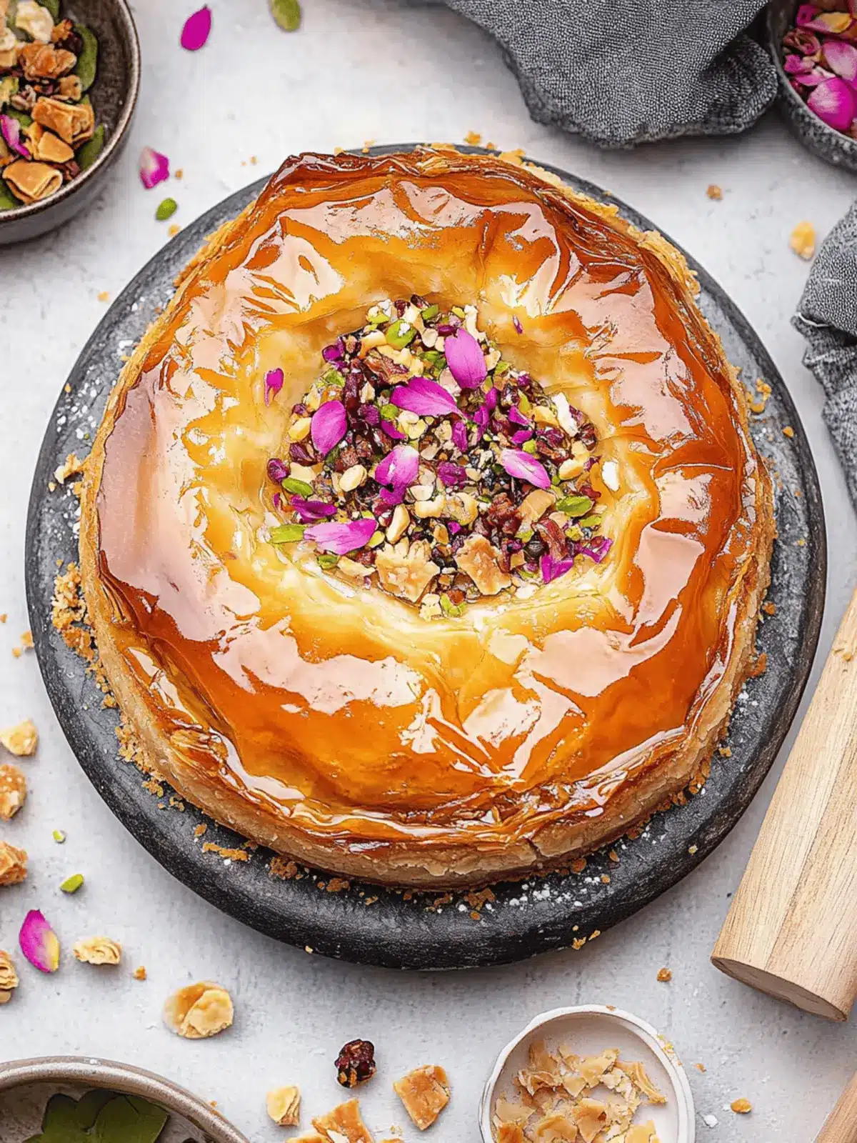 Baklava Cheesecake: A Creamy Twist on a Classic Treat 4 Baklava Cheesecake