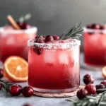 Spiced Cranberry Paloma Cocktail