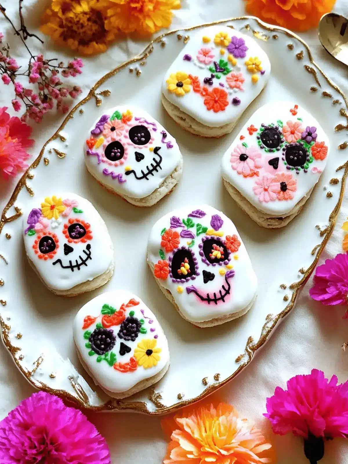 Delightful Sugar Skull Cookies for Day of the Dead Fun 3 Sugar Skull Cookies for Day of the Dead