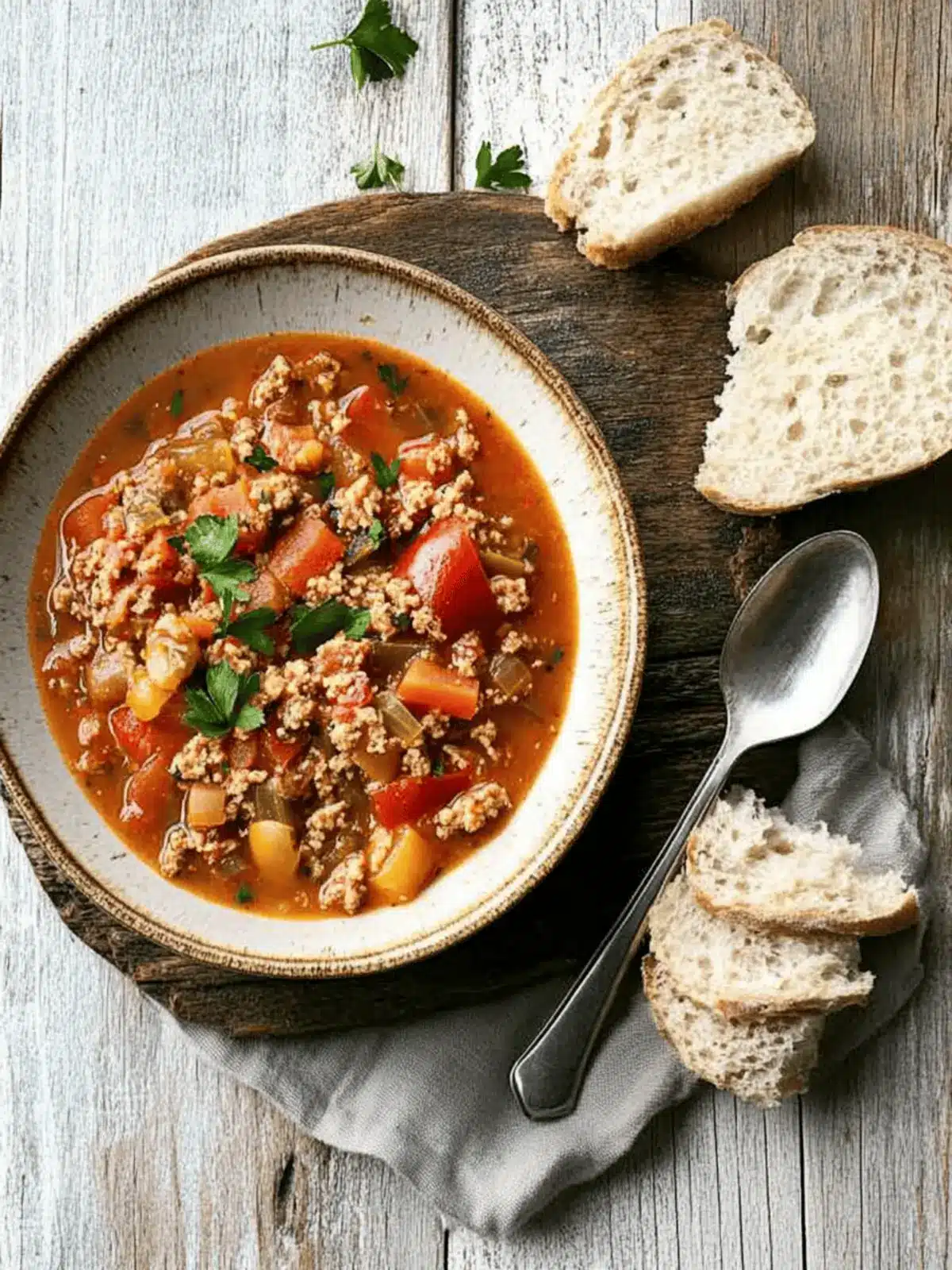 Comforting Stuffed Pepper Soup Ready in Under 1 Hour 5 Stuffed Pepper Soup