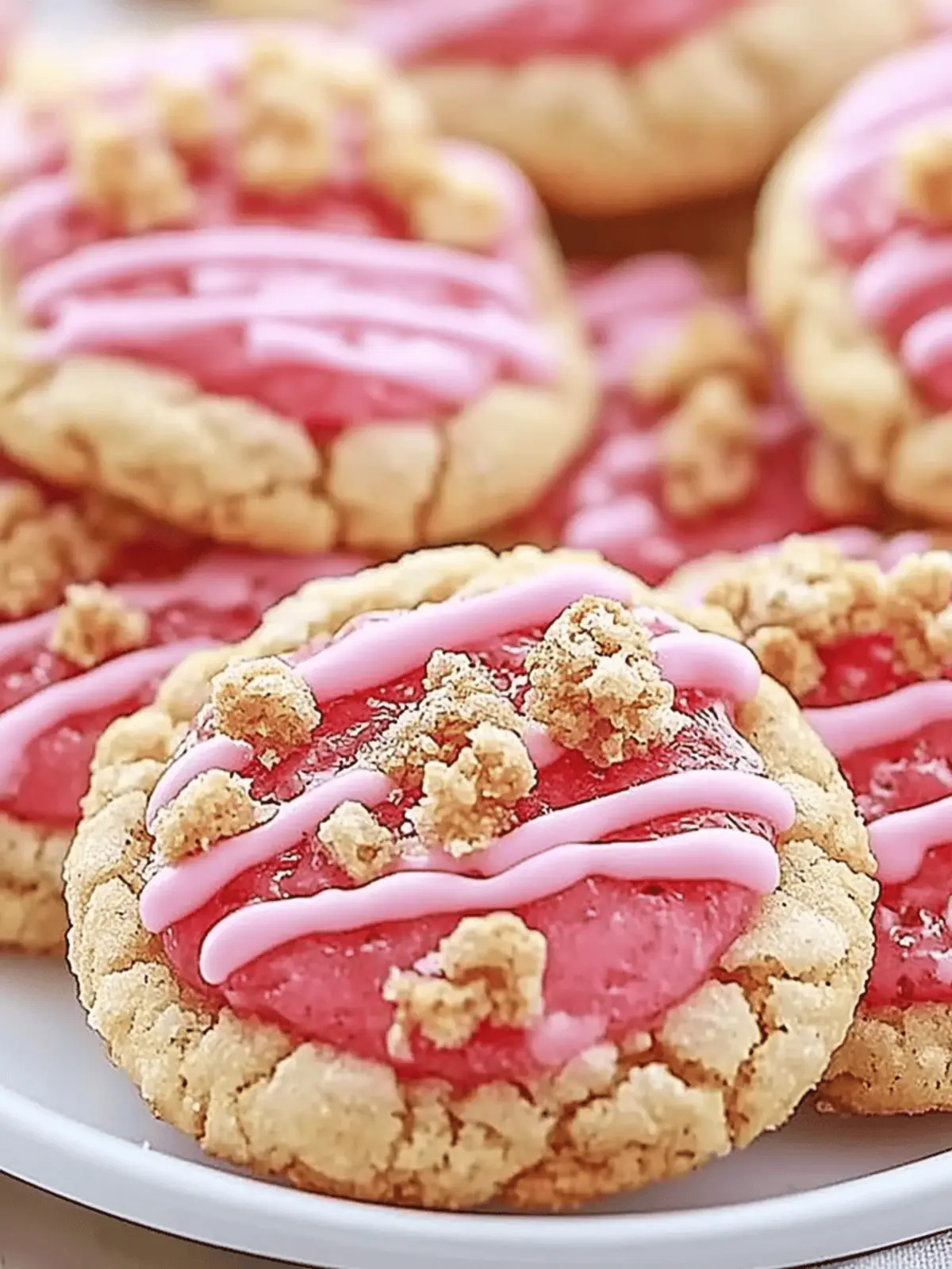 Strawberry Crunch Cookies