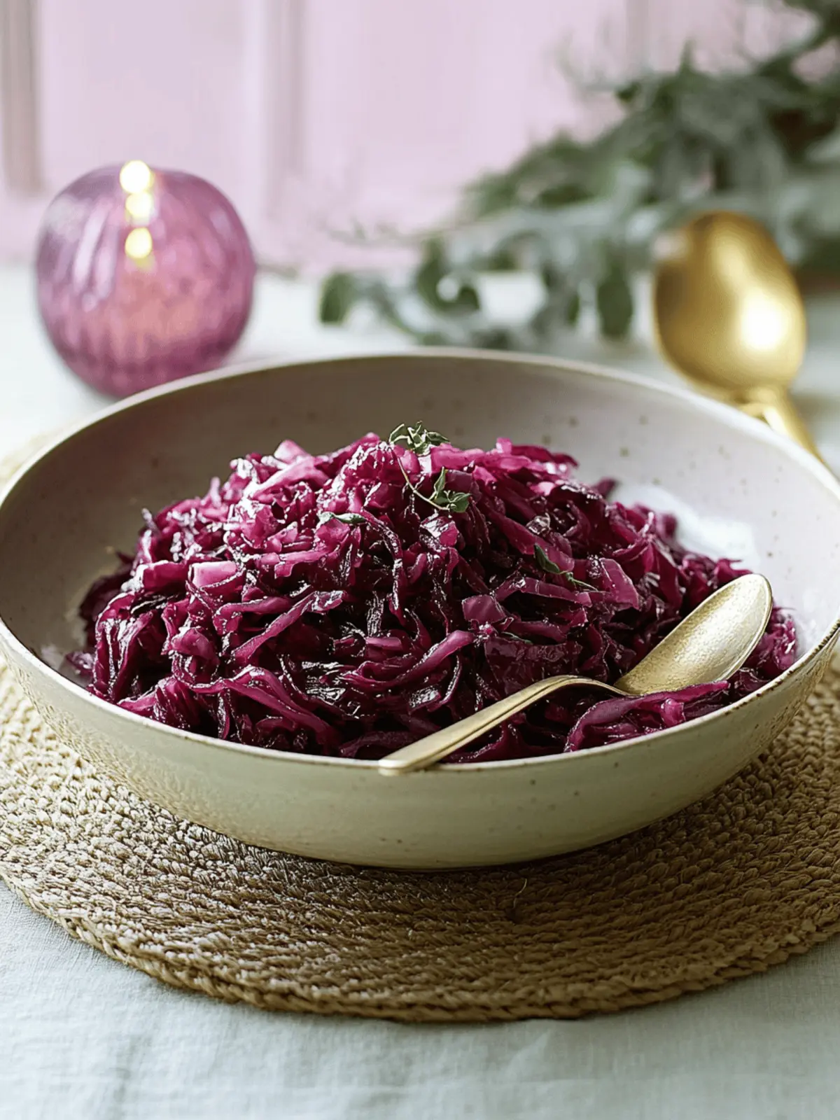Delicious Braised Red Cabbage for Effortless Holiday Feasts 2 Braised red cabbage
