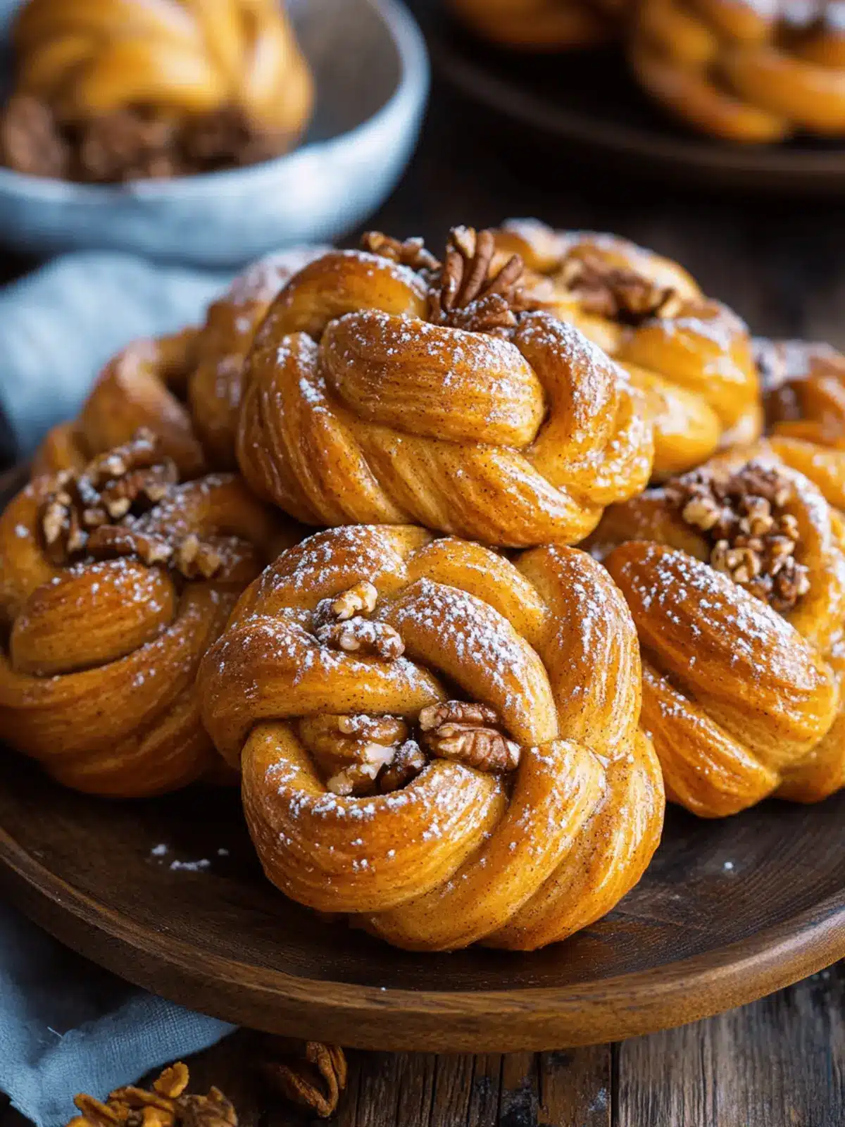 Spiced Pumpkin Butter Knots