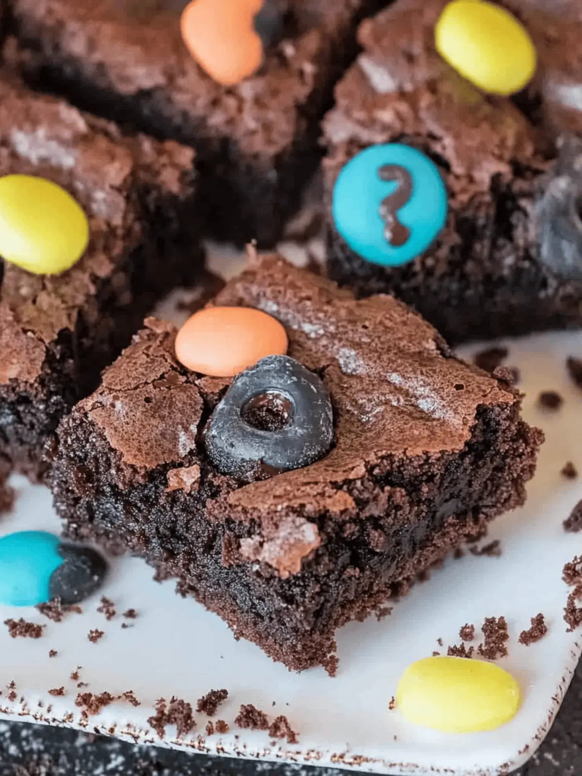 Decadent Dirt Brownies: A Spooky Twist on Fudge Treats 2 Dirt Brownies