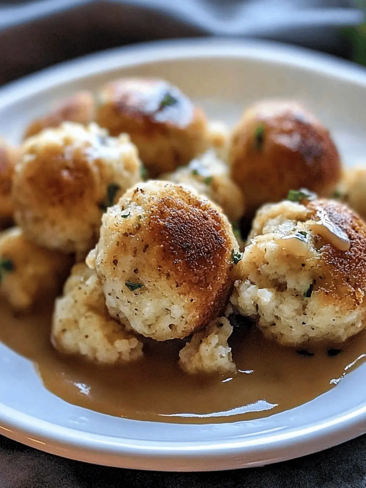 Turkey stuffing Balls