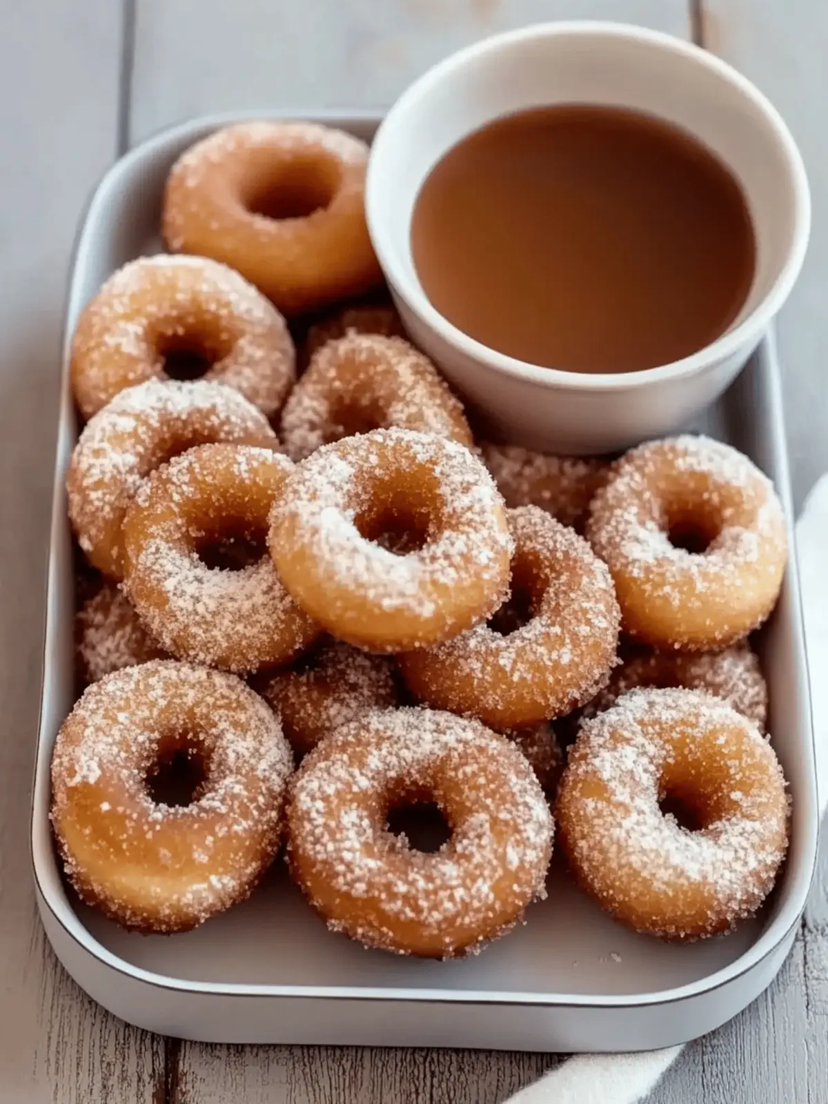 Sweet Churro Donut Bites