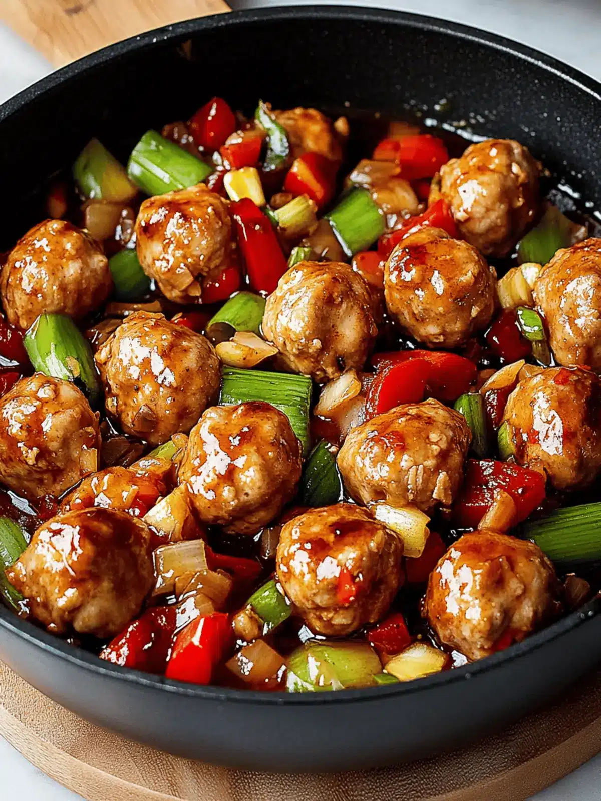 Kung Pao Chicken Meatballs