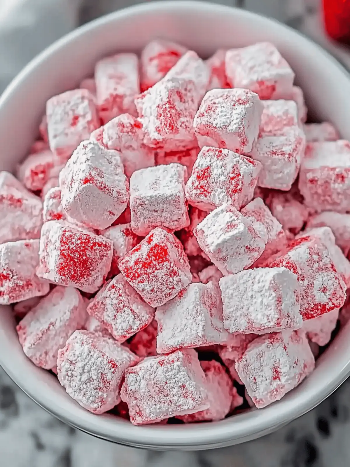 Strawberry Shortcake Puppy Chow