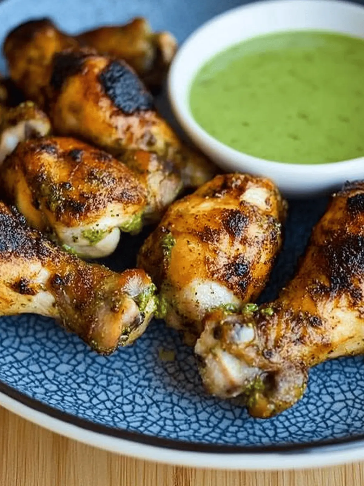 Peruvian Chicken with Green Sauce