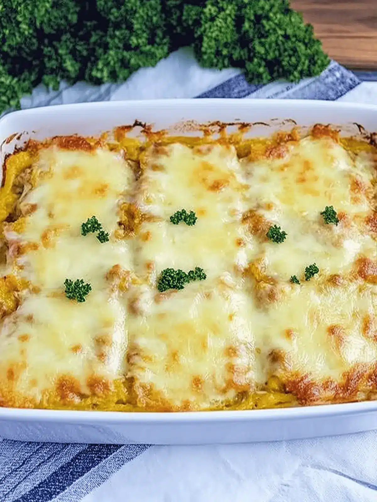 chicken cordon bleu casserole