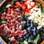 berry bacon salad