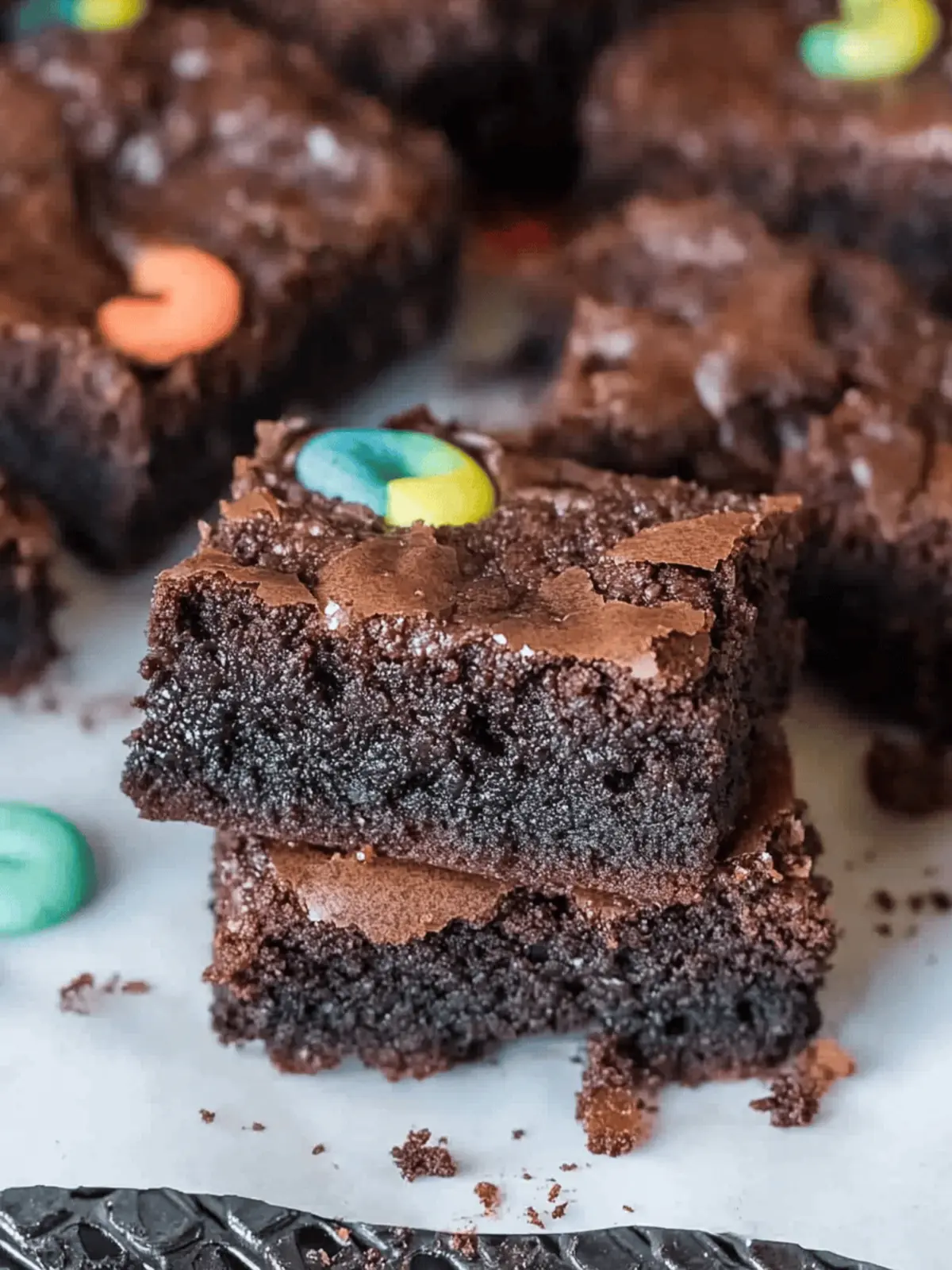 Decadent Dirt Brownies: A Spooky Twist on Fudge Treats 4 Dirt Brownies