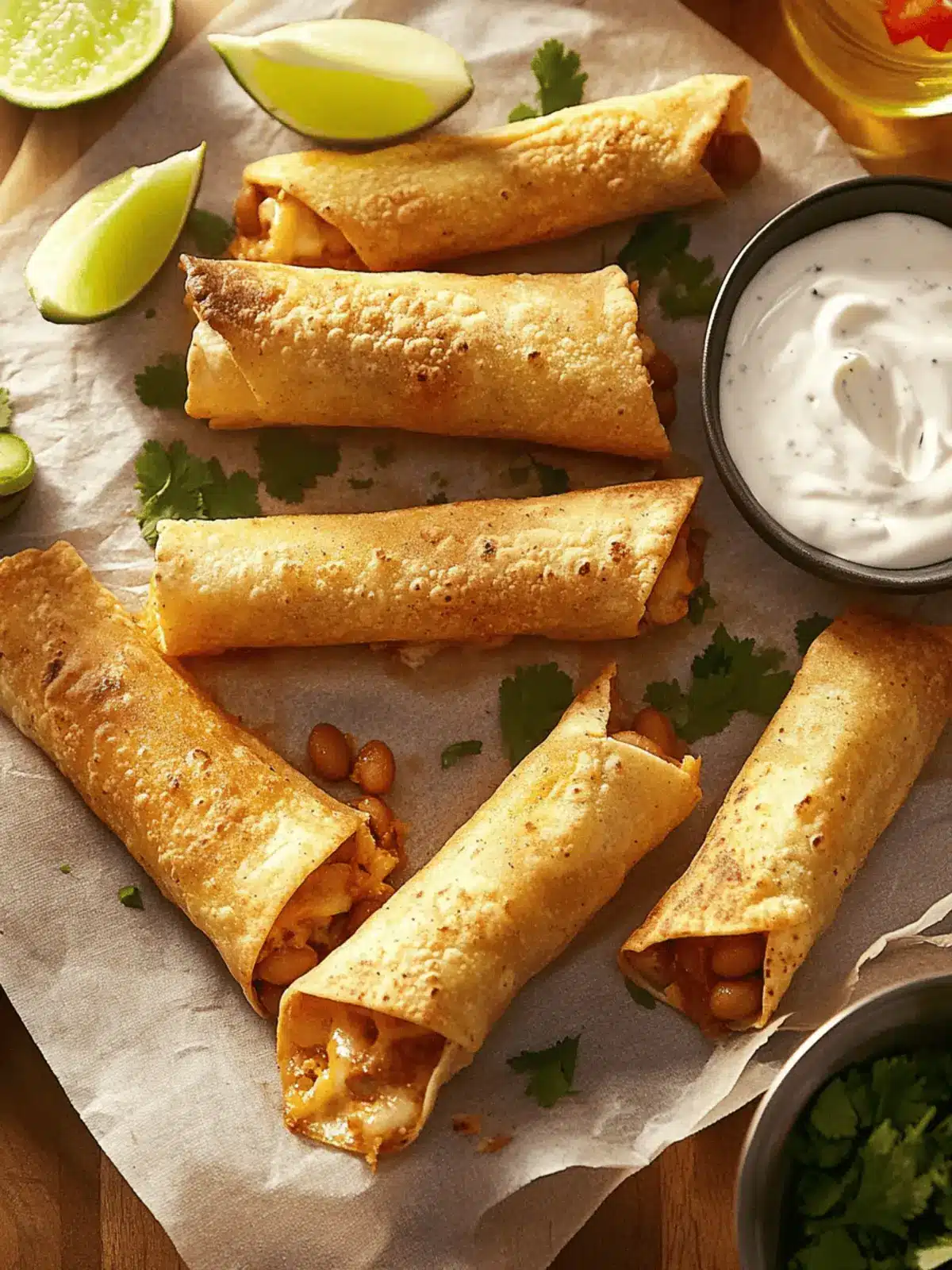 Bean & Cheese Taquitos