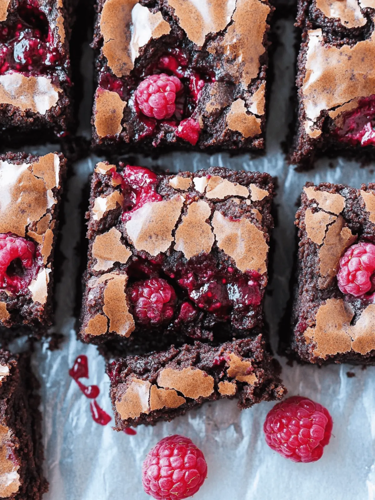 Raspberry Brownies