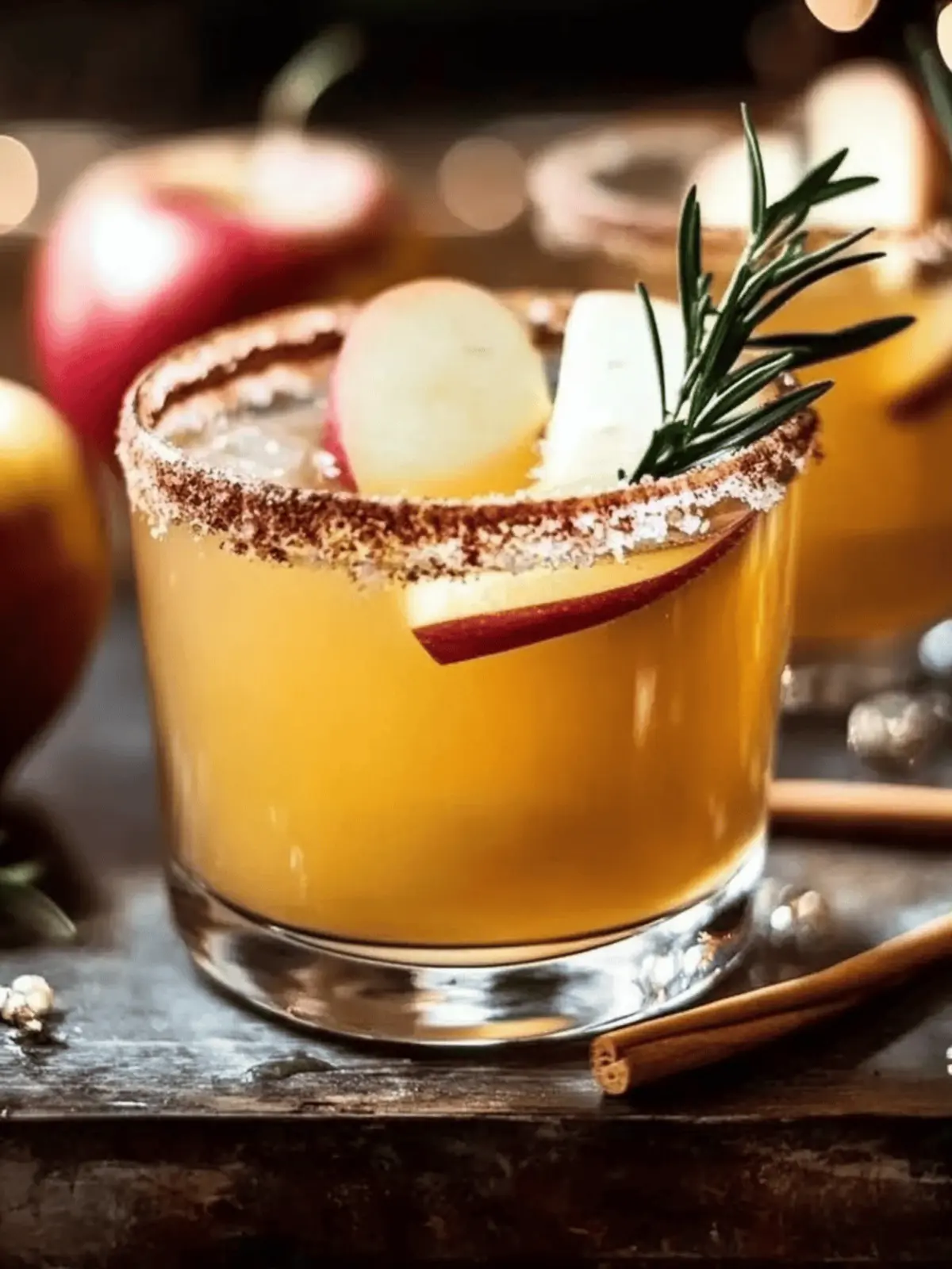 Smoky Harvest Apple Cider Margarita