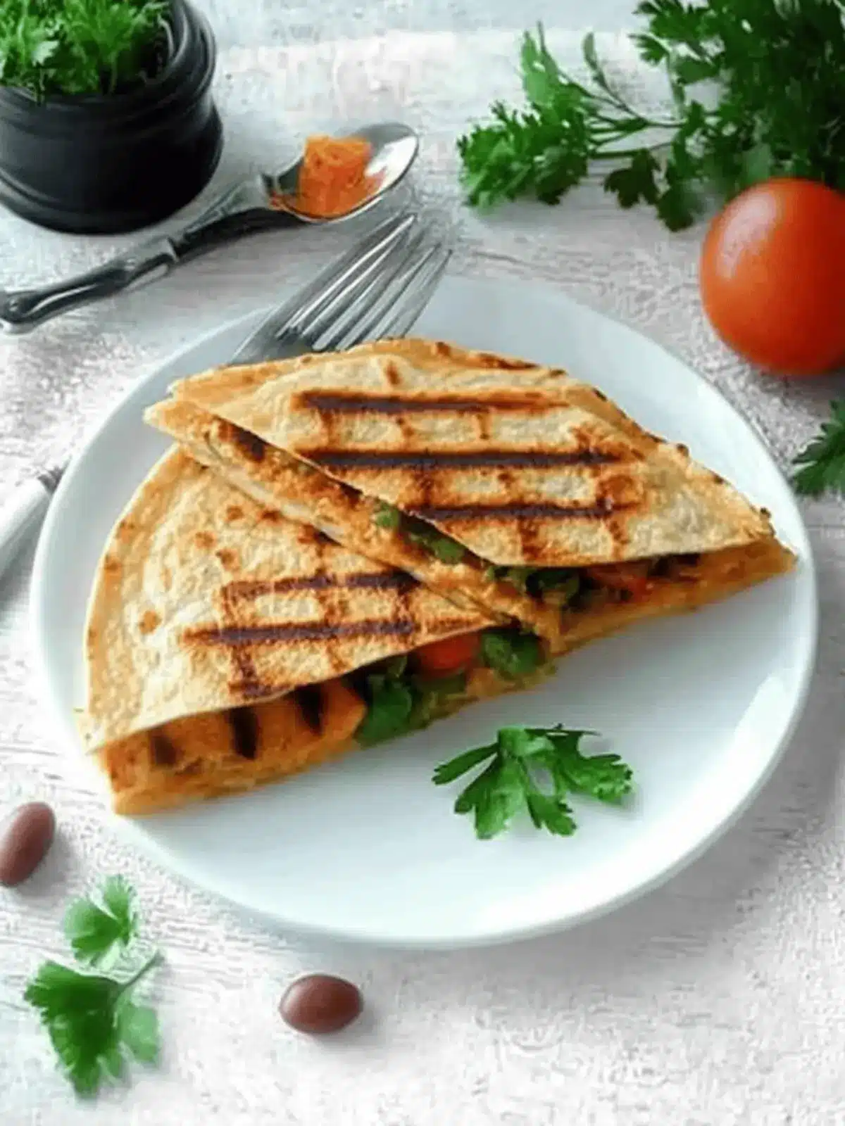 Lentil Quesadilla