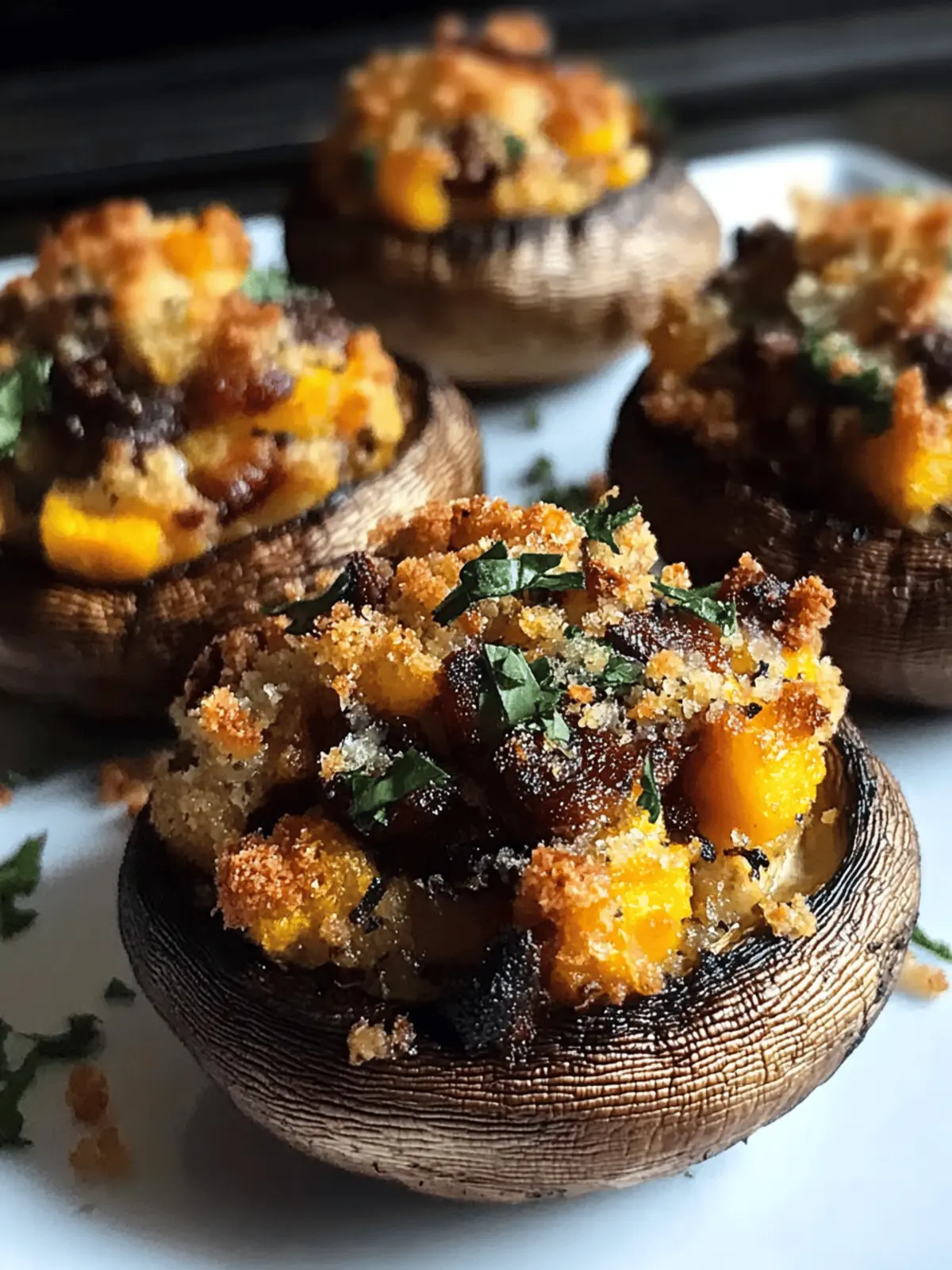 Savor the Season with Autumn Harvest Stuffed Portobello Mushrooms Recipe 4 Autumn Harvest Stuffed Portobello Mushrooms Recipe