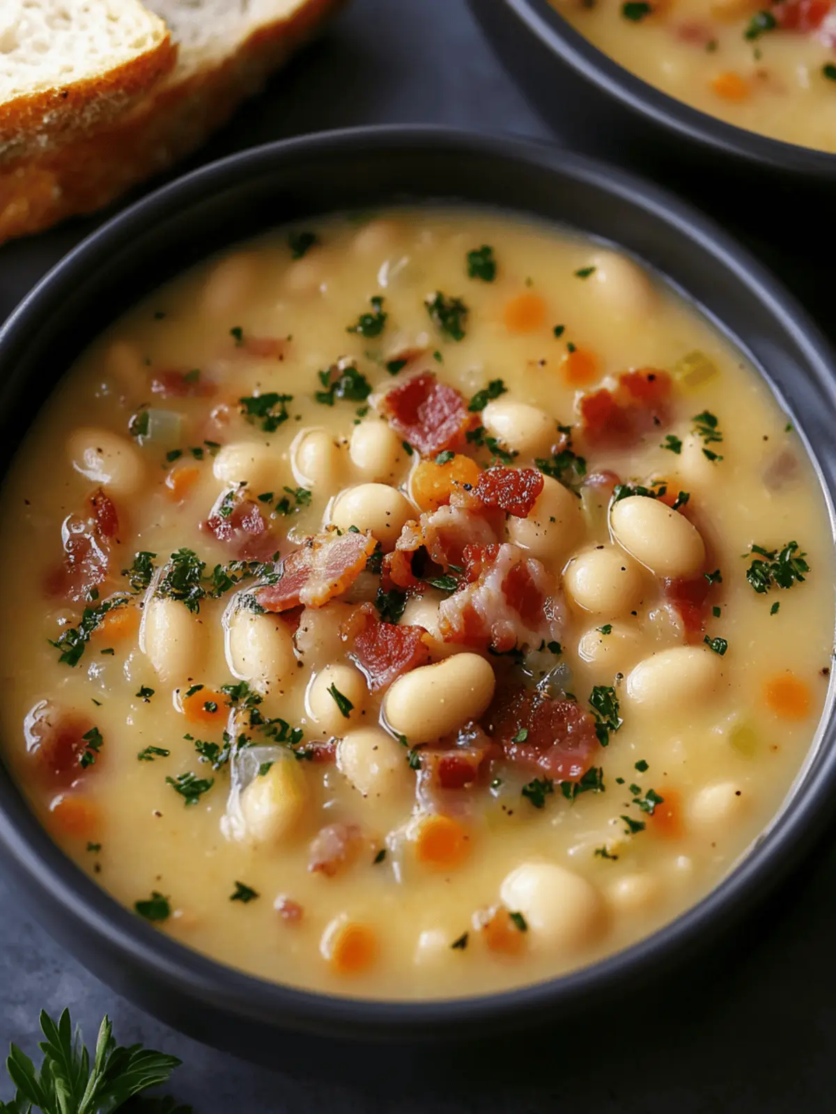Warm Up with This Hearty White Bean Soup with Bacon Delight 4 White Bean Soup with Bacon