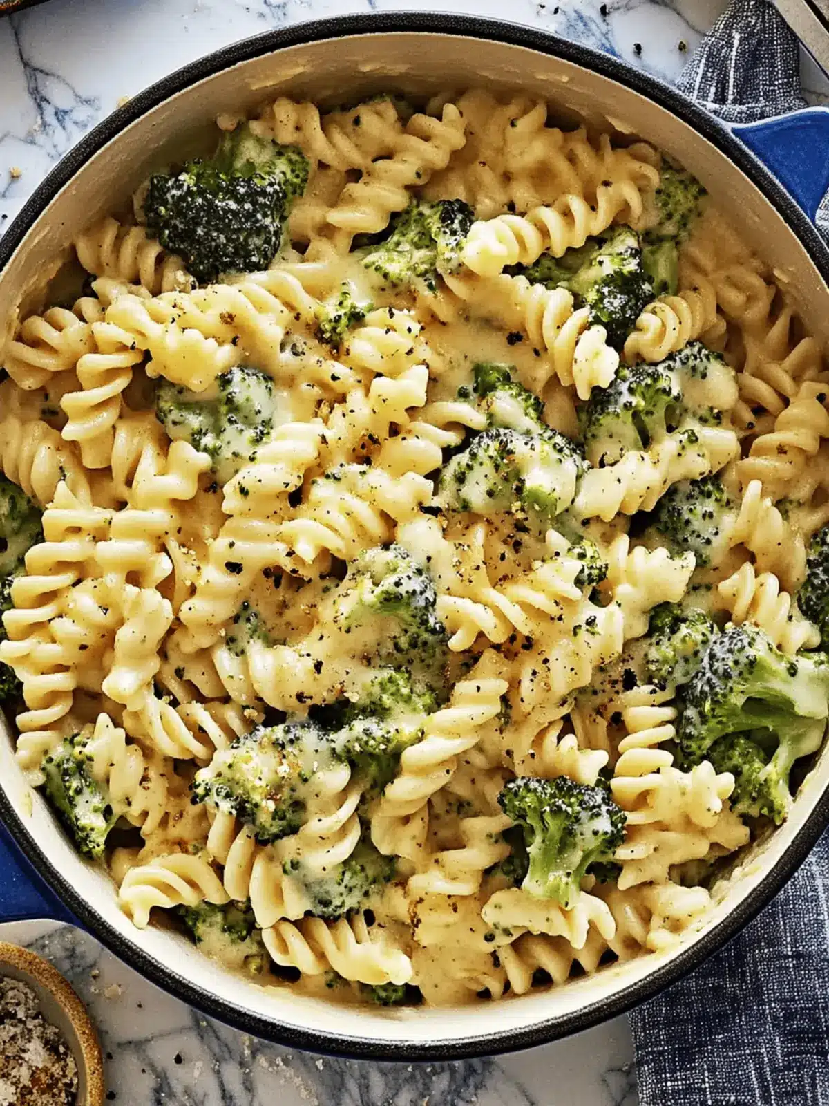 One-Pot Broccoli Cheese Pasta