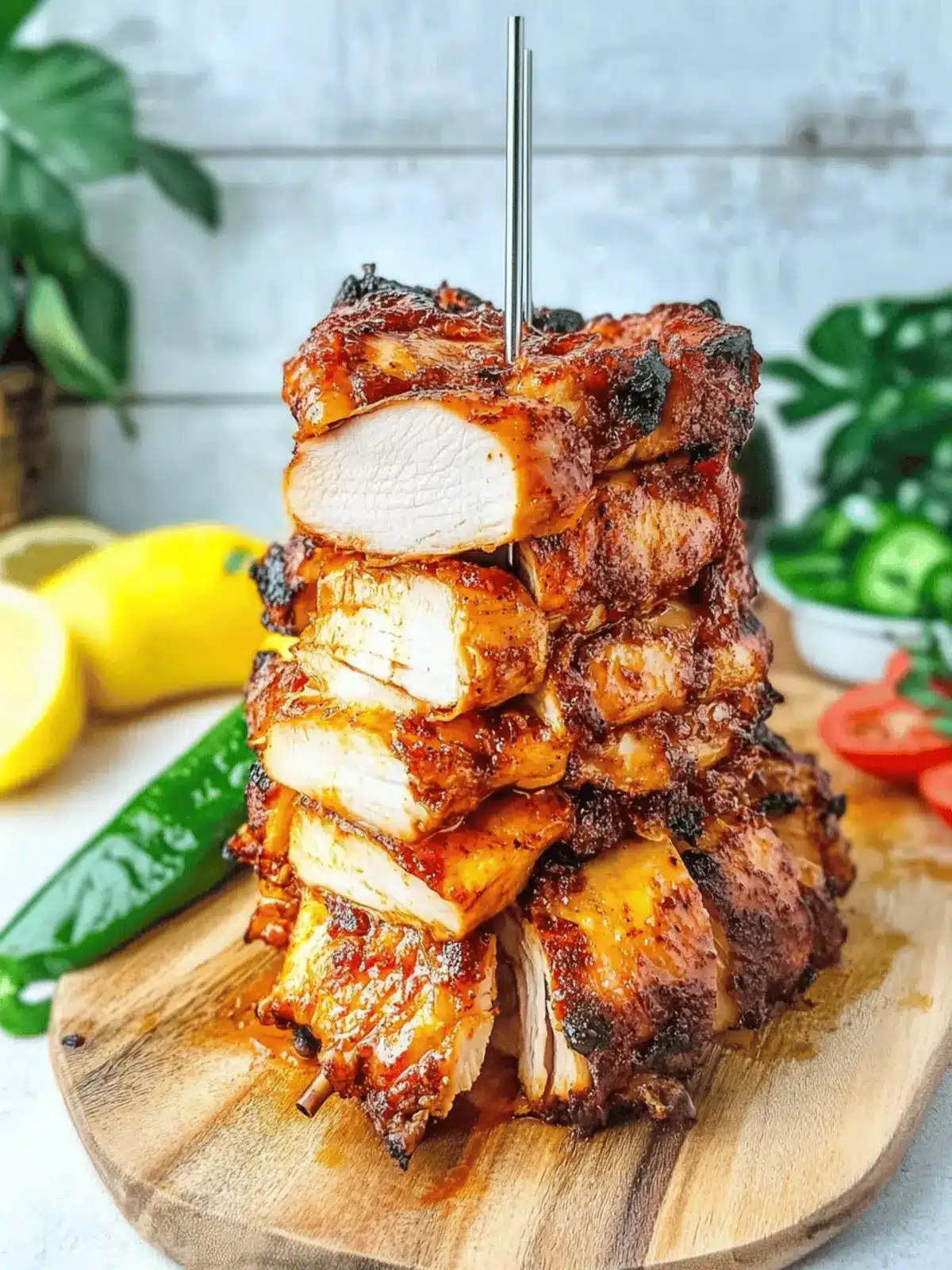 Smoked Chicken Al Pastor