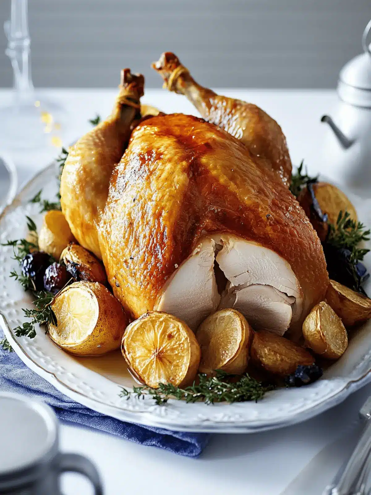 Savory Roast Turkey Crown with Citrus and Thyme Magic 2 Roast turkey crown