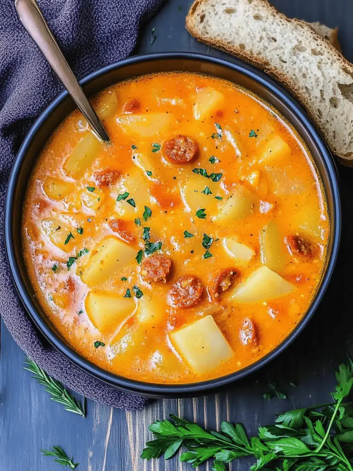 Spanish Potato and Chorizo Soup for Cozy Nights In 5 Spanish Potato and Chorizo Soup
