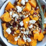 Roasted Butternut Squash with Goat Cheese