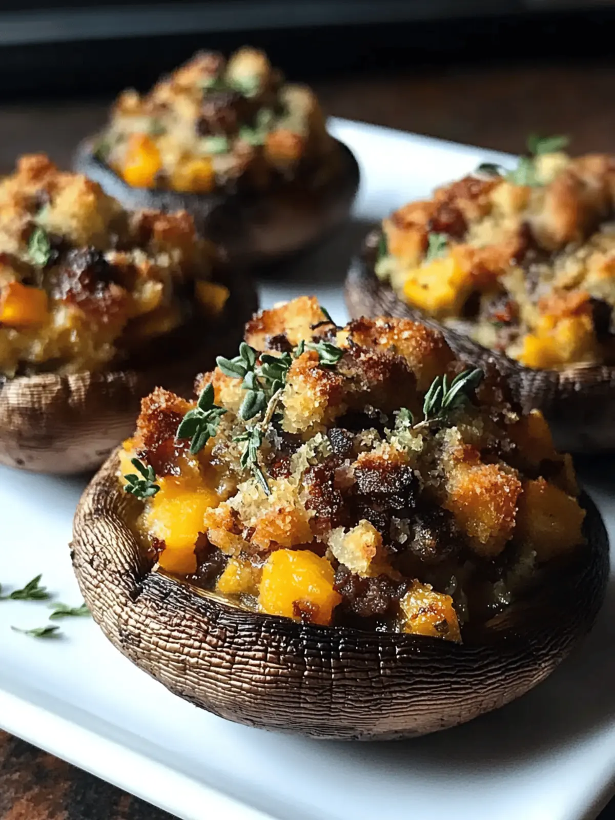 Savor the Season with Autumn Harvest Stuffed Portobello Mushrooms Recipe 3 Autumn Harvest Stuffed Portobello Mushrooms Recipe