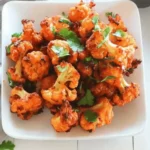 Baked Crispy and Spicy Cauliflower Bites