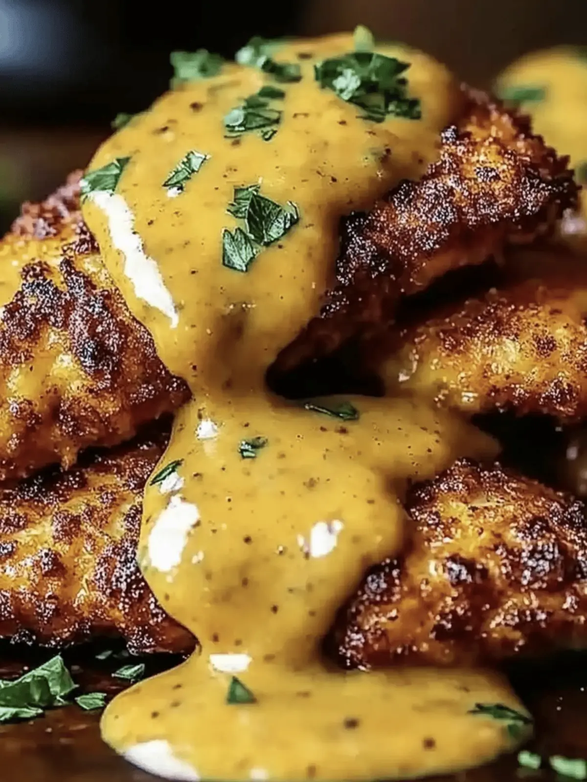 Crispy Pretzel Chicken with Mustard-Cheddar Sauce Made Easy 2 Pretzel Chicken with Mustard-Cheddar Sauce