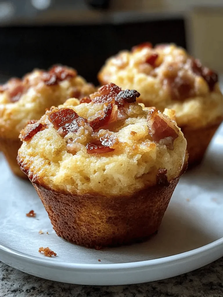 Maple Bacon Pancake Muffins